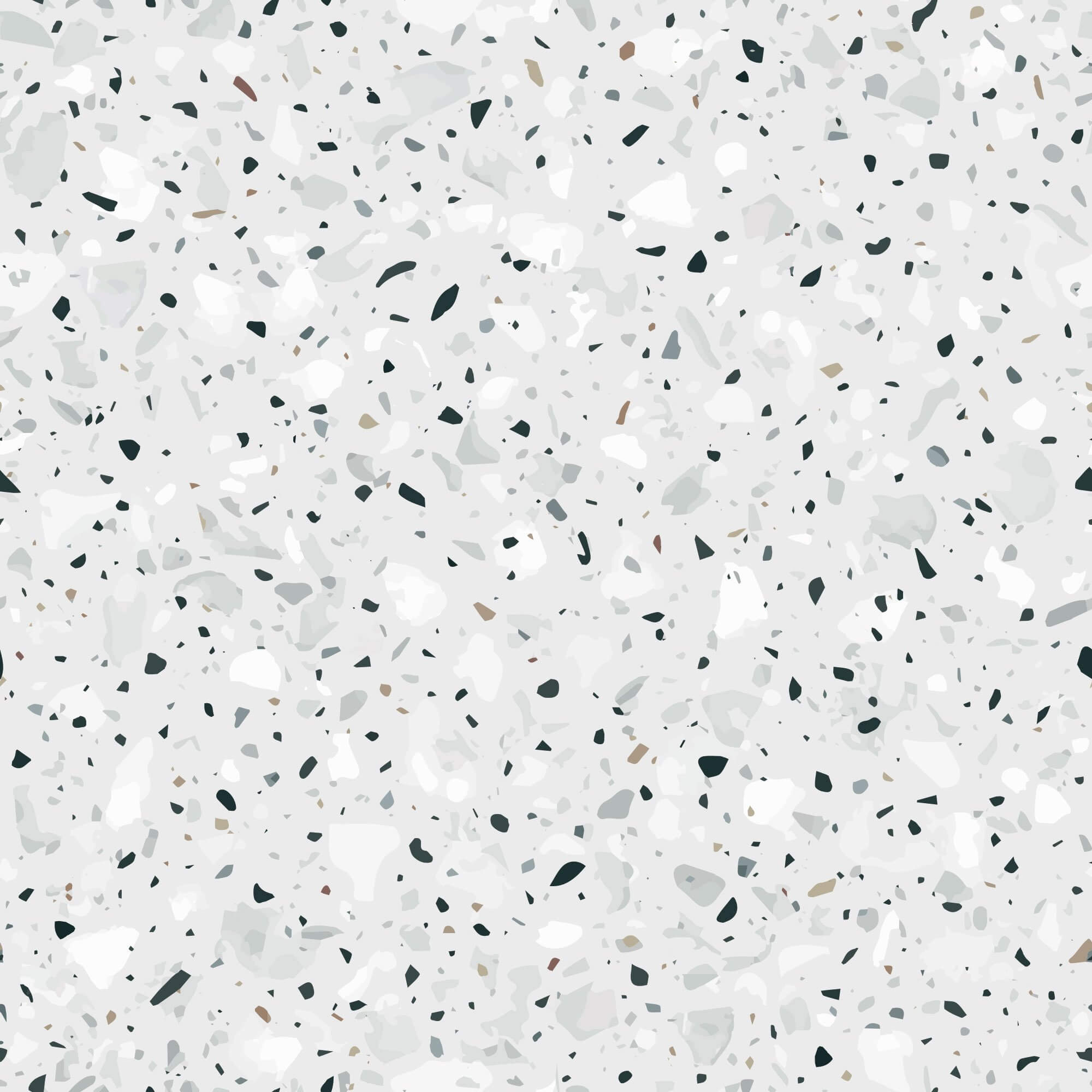 Gray Terrazzo Peel and Stick Removable Wallpaper - Self-Adhesive Decorative Wall Covering for Bedroom, Living Room, Kitchen & Office Decor