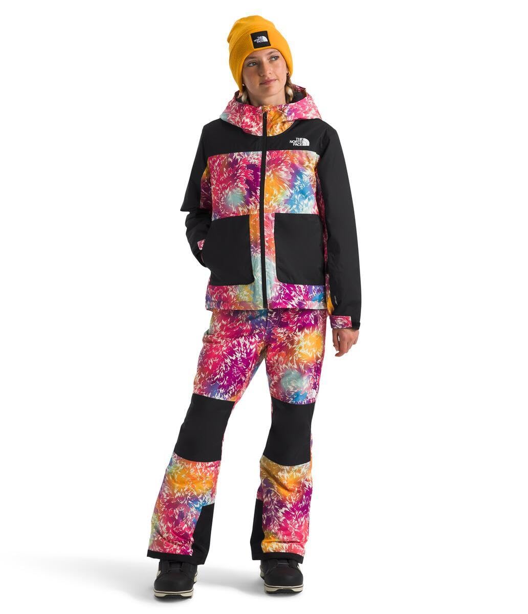 THE NORTH FACE Girls' Freedom Insulated Waterproof Snow Pants - Winter Warm Fleece-Lined Ski Pants for Kids Outdoor Activities & Snow Play