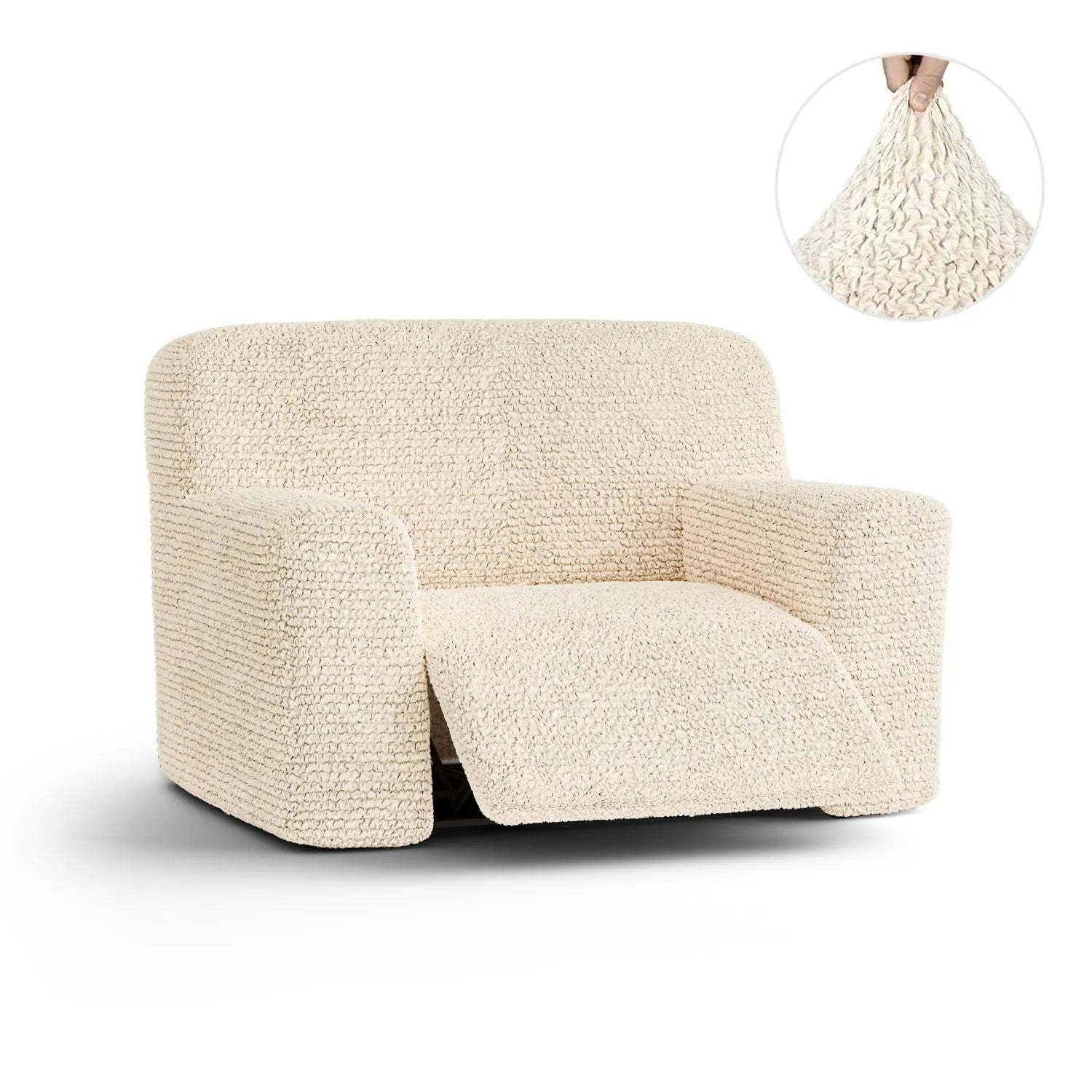 Large Reclining Armchair Slipcover - Microfiber Collection | Durable & Stylish Furniture Protector for Living Room, Home Theater & Office