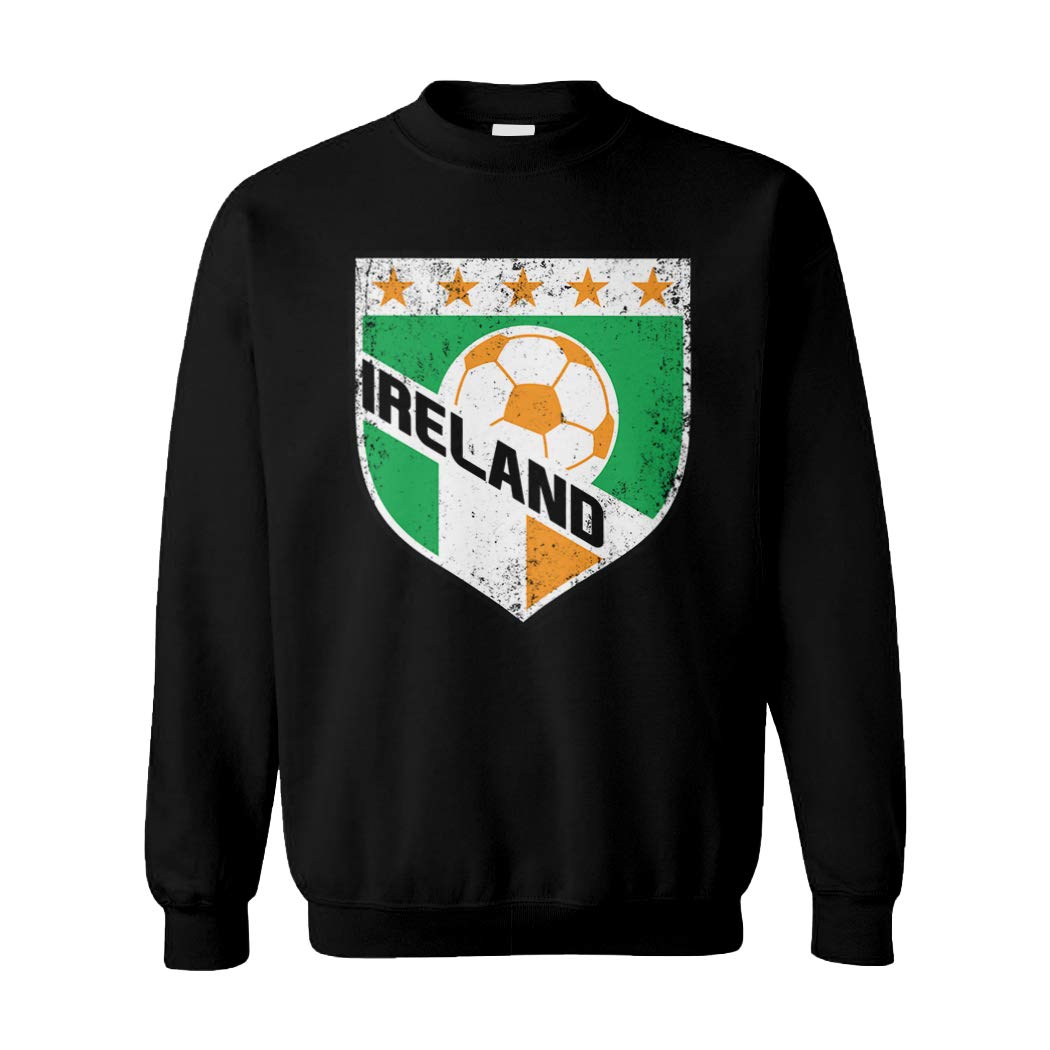 Ireland Crest Soccer Jersey - Unisex Crewneck Sweatshirt for Men & Women | Perfect for Game Day, Fan Support & Casual Wear