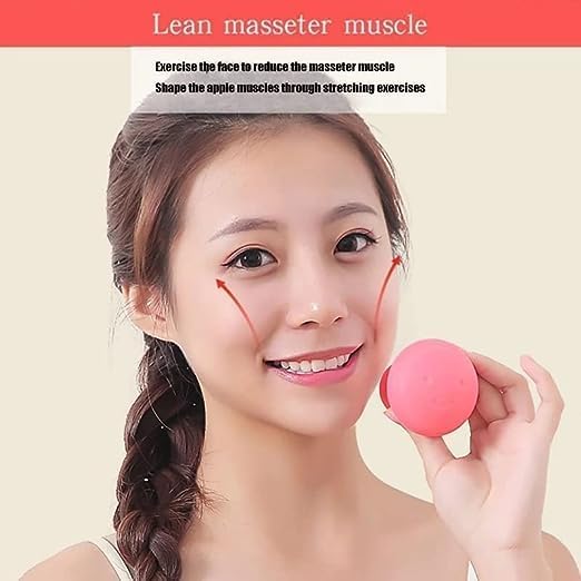 Jaw and Neck Toning Exerciser for Women - Face Lift & Skin Firming Device, V-Shape Double Chin Reducer, Portable Anti-Wrinkle Mouth Exercise Tool for Slimming - Perfect for Home Gym, Travel & Daily Beauty Routine