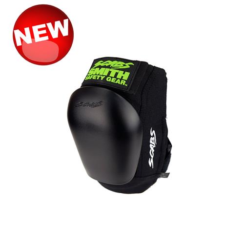 Smith Scabs Junior Knee Pads - Black Protective Gear for Skateboarding, Cycling & Rollerblading - Kids Knee Guards for Sports & Outdoor Activities