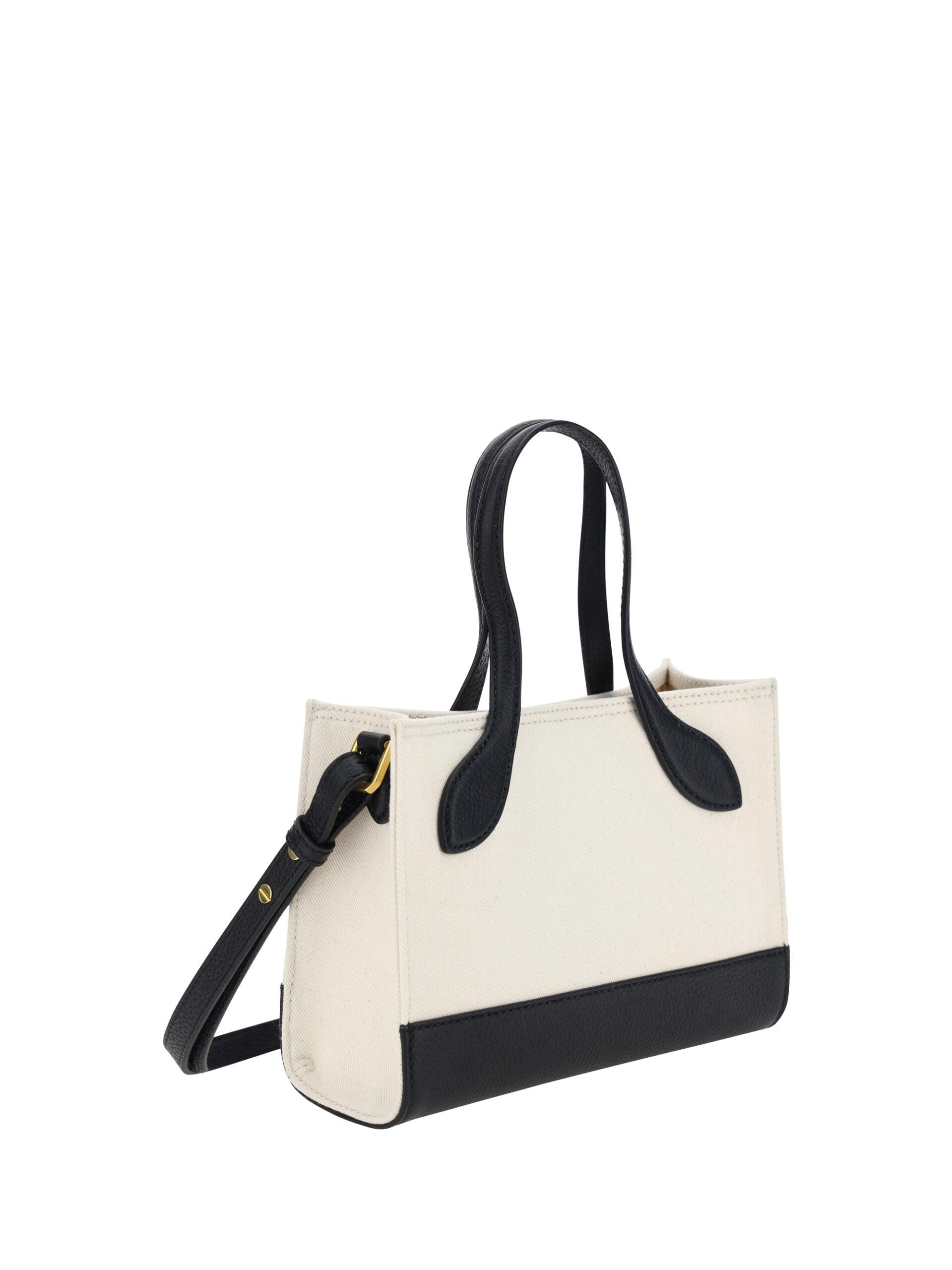 Bally White and Black Leather Mini Handbag for Women | Stylish Crossbody Purse | Perfect for Date Night, Work & Travel | Luxury Designer Handbag