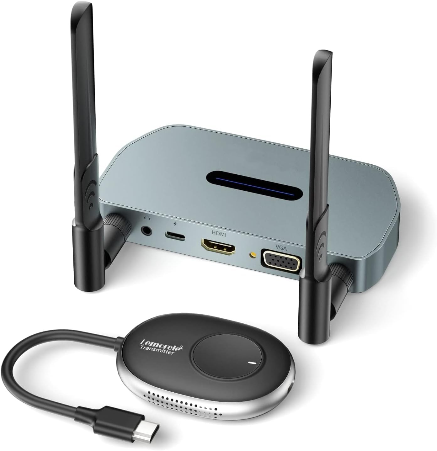 Lemorele Wireless HDMI Transmitter and Receiver Kit - 1080p Full HD Wireless Video Extender for HDTV, Projector, Monitor | Perfect for Home Theater, Gaming, and Office Presentations