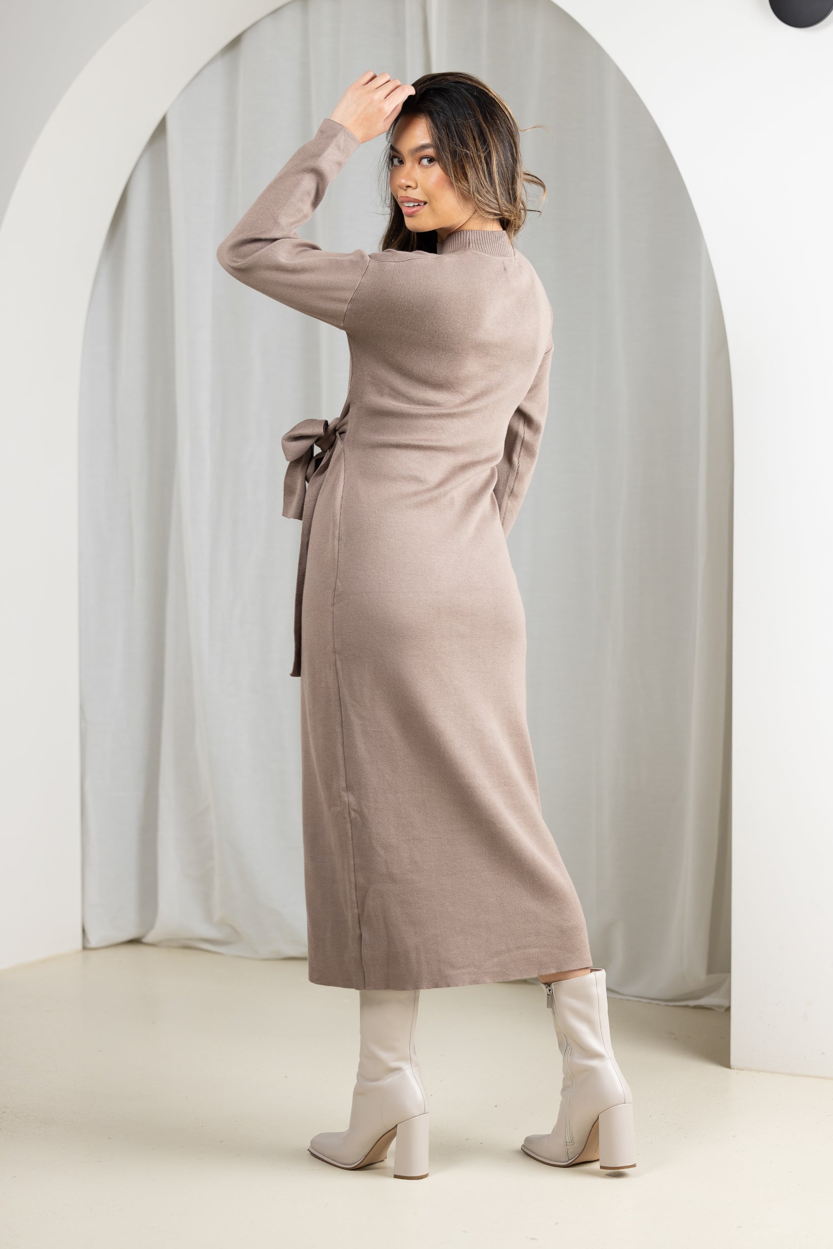 Deema Knit Dress for Women - Soft & Comfortable Casual Wear - Perfect for Office, Date Night & Weekend Outings
