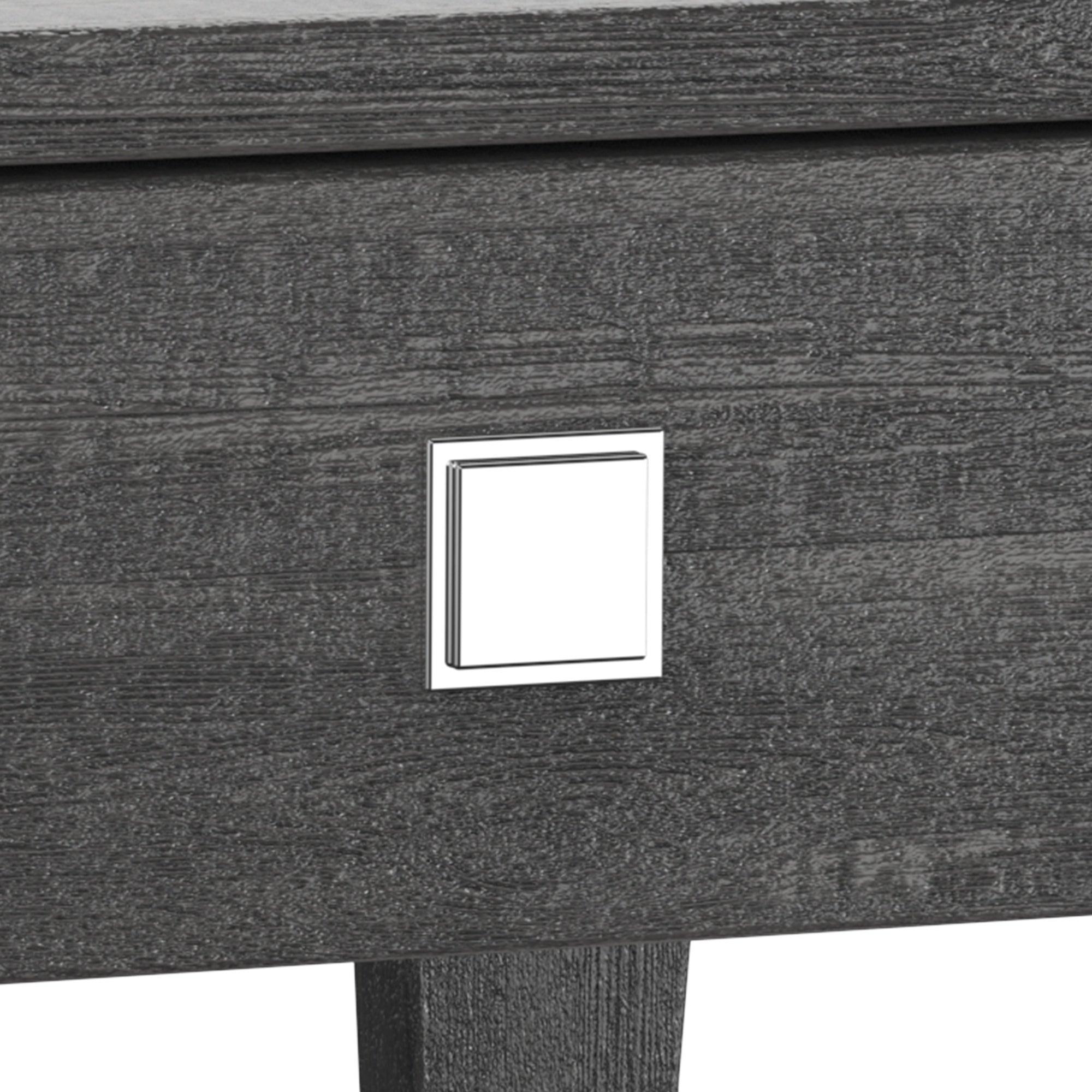 Furniture of America Amity End Table - Modern Gray Side Table for Living Room, Bedroom, or Office - Perfect for Lamps, Books, and Decor