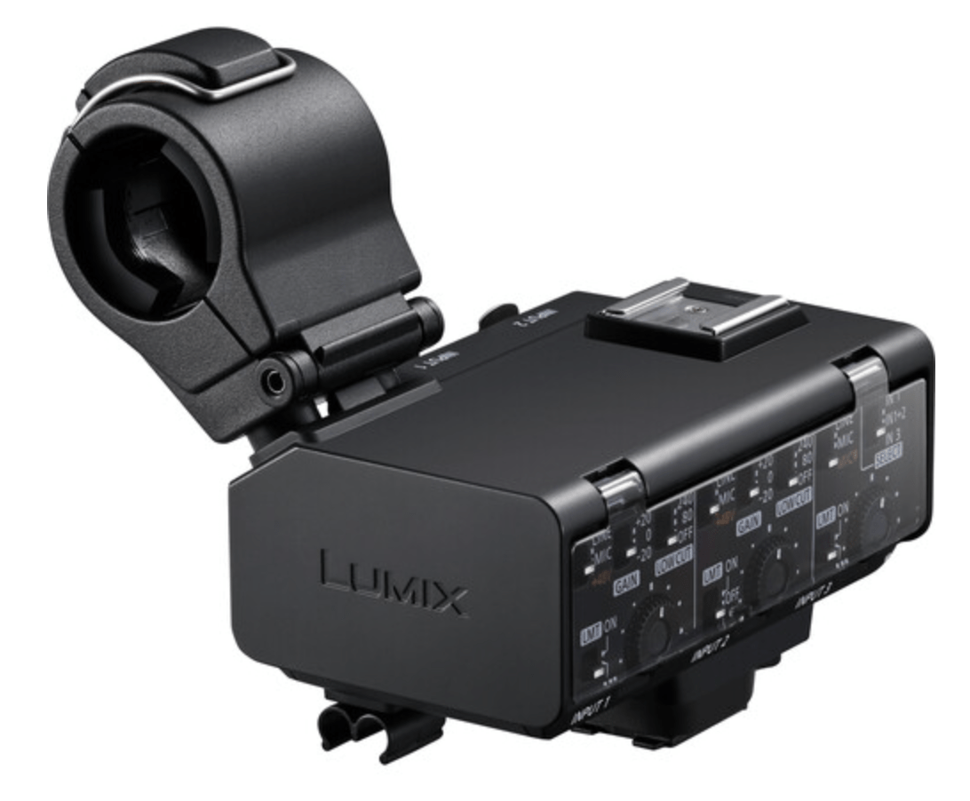 Panasonic DMW-XLR2 Professional XLR Microphone Adapter for DSLR Cameras - Perfect for Vlogging, Live Streaming & Studio Recording