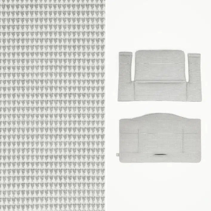 Stokke Tripp Trapp Classic High Chair Cushion - Nordic Grey | Ergonomic Baby Feeding Seat Cover | Washable & Durable for Toddlers | Perfect for Dining, Kitchen & Nursery