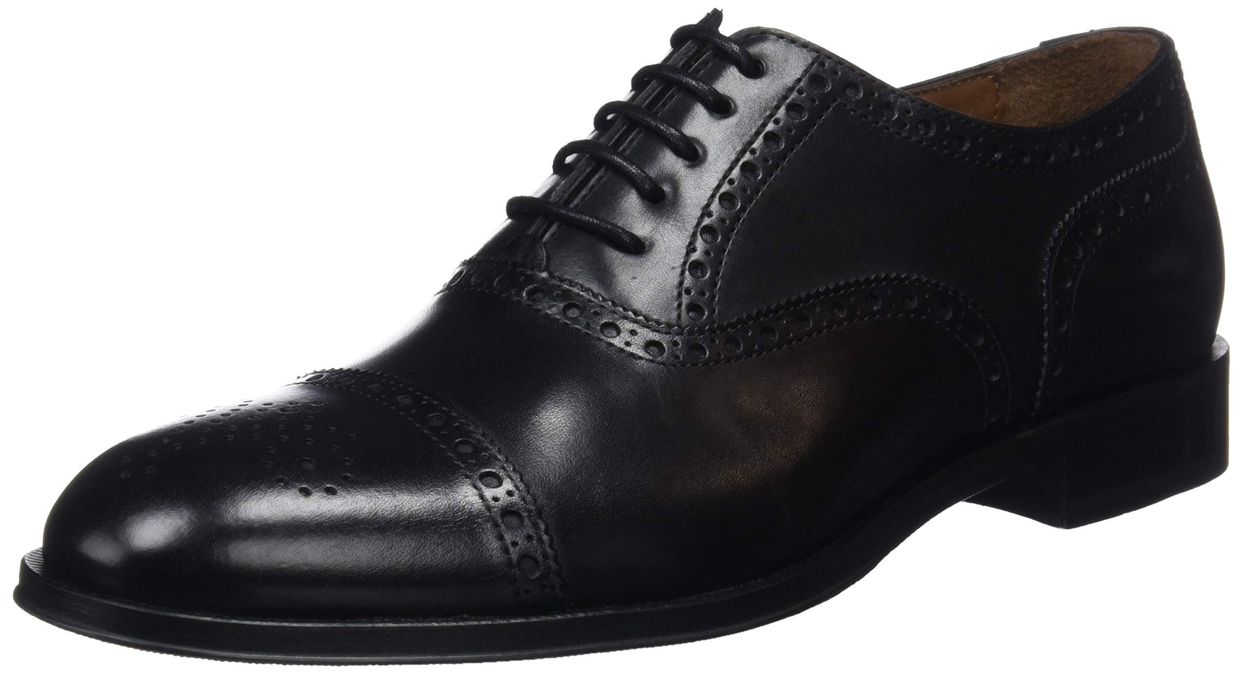 Lottusse Men's Genuine Leather Dress Shoes - Classic Formal Oxfords for Business & Office Wear - Comfortable & Stylish Men's Footwear for Weddings, Parties & Professional Events