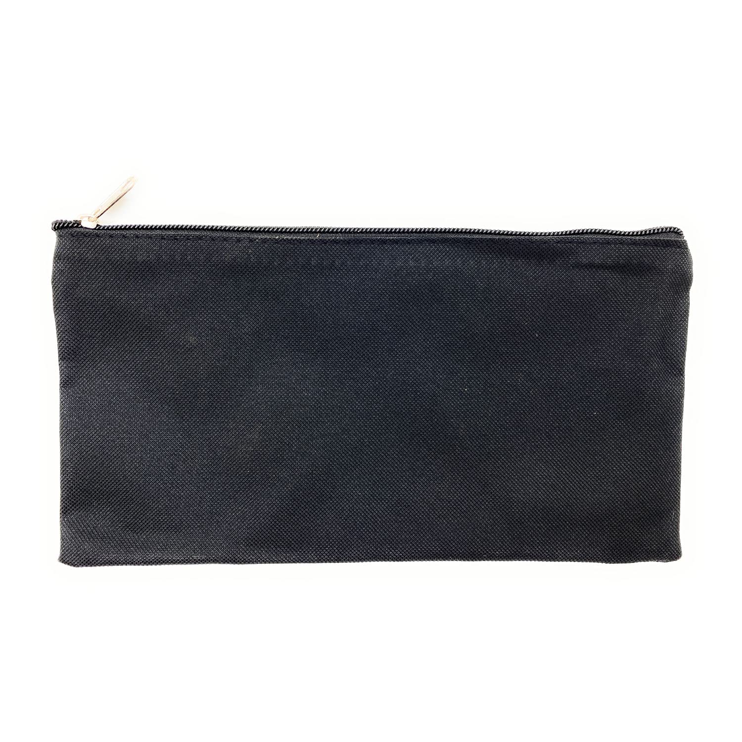 Empire Cove Zipper Pouch Bag for Makeup, Cosmetics, Bank Cards & Travel Documents - Black | Compact Organizer for Travel, Gym & Daily Essentials