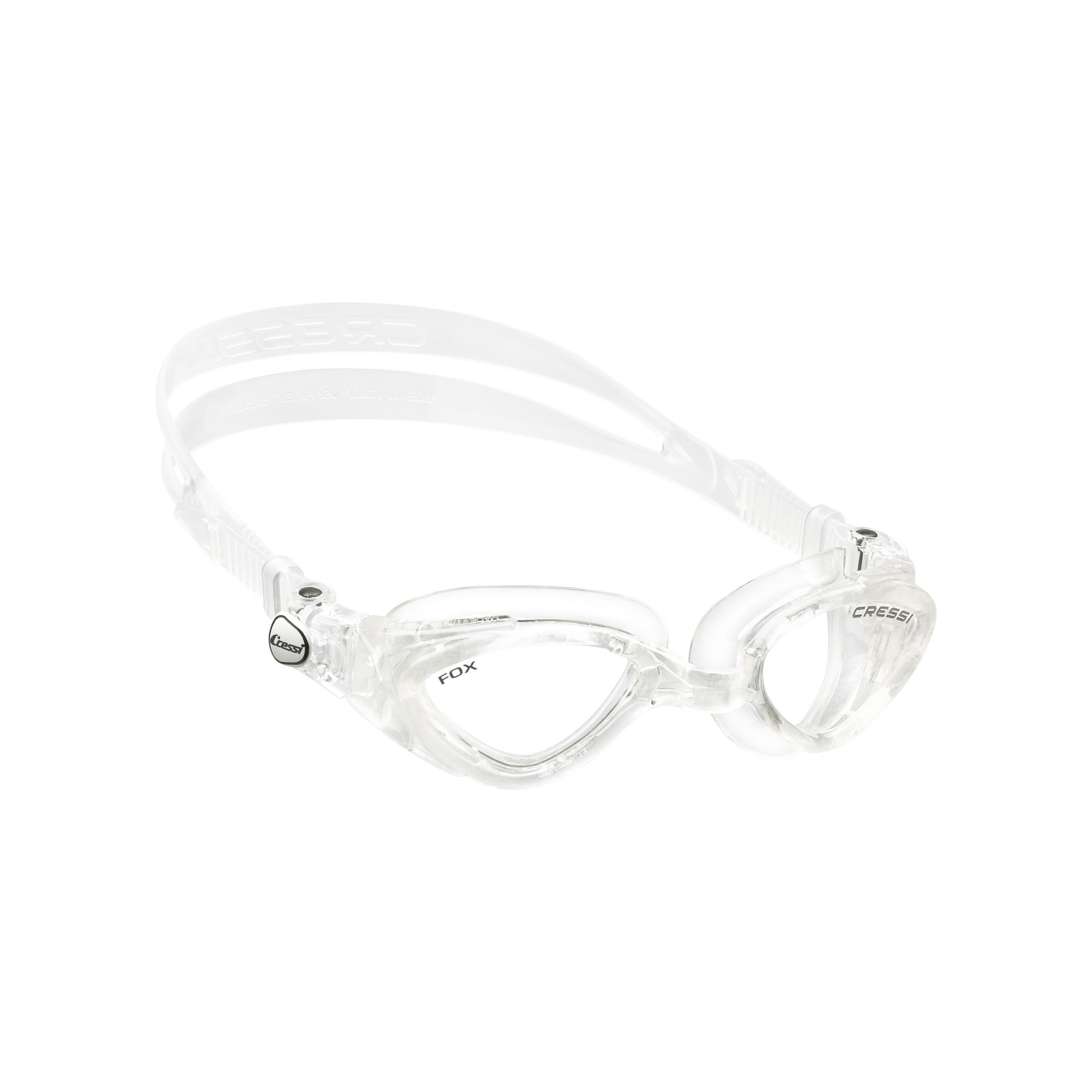Cressi FOX Adult Swim Goggles - Anti-Fog UV Protection for Swimming, Snorkeling & Triathlon Training