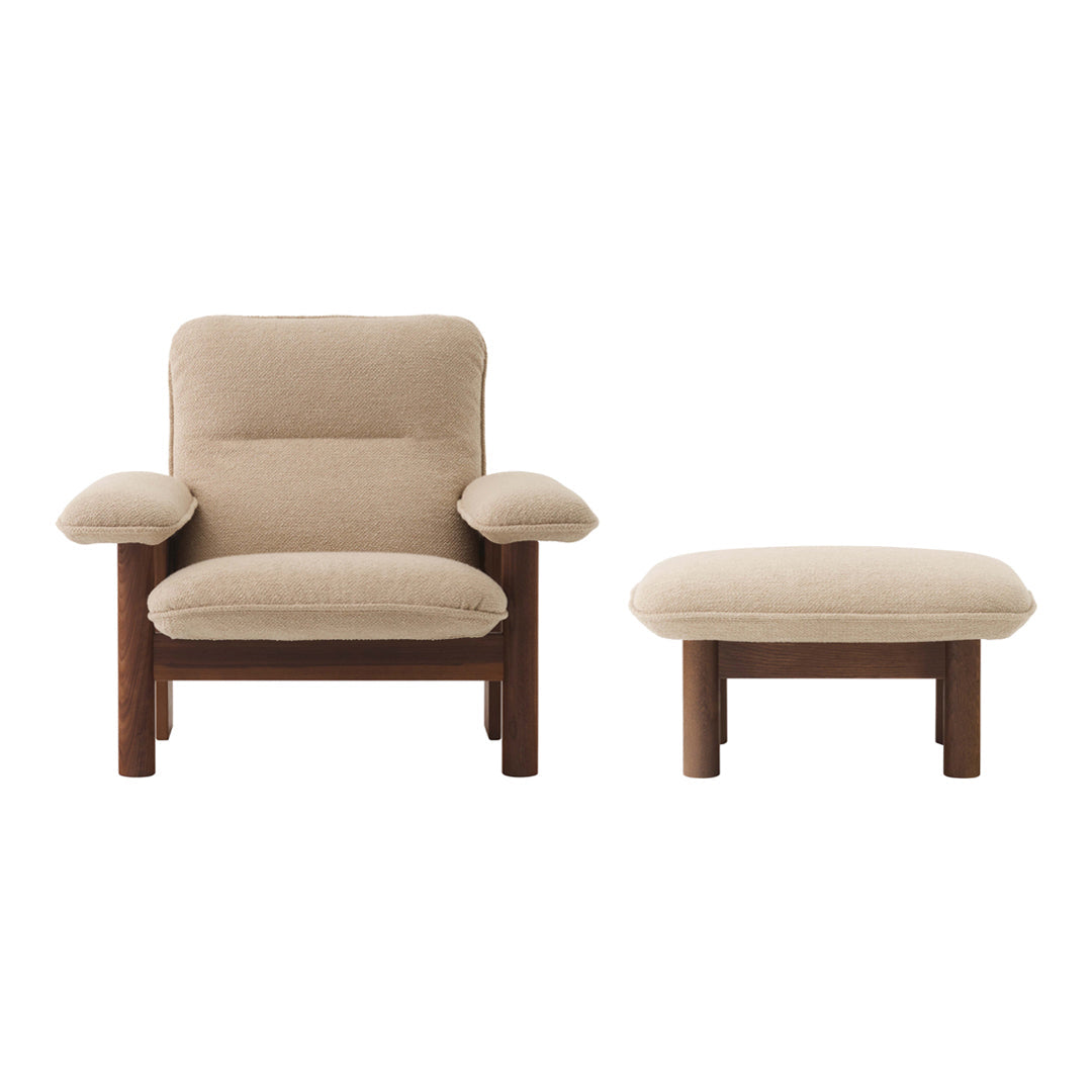 Brasilia Ottoman - Modern Round Storage Ottoman with Lift Top, Upholstered Footrest & Coffee Table - Perfect for Living Room, Bedroom & Home Decor