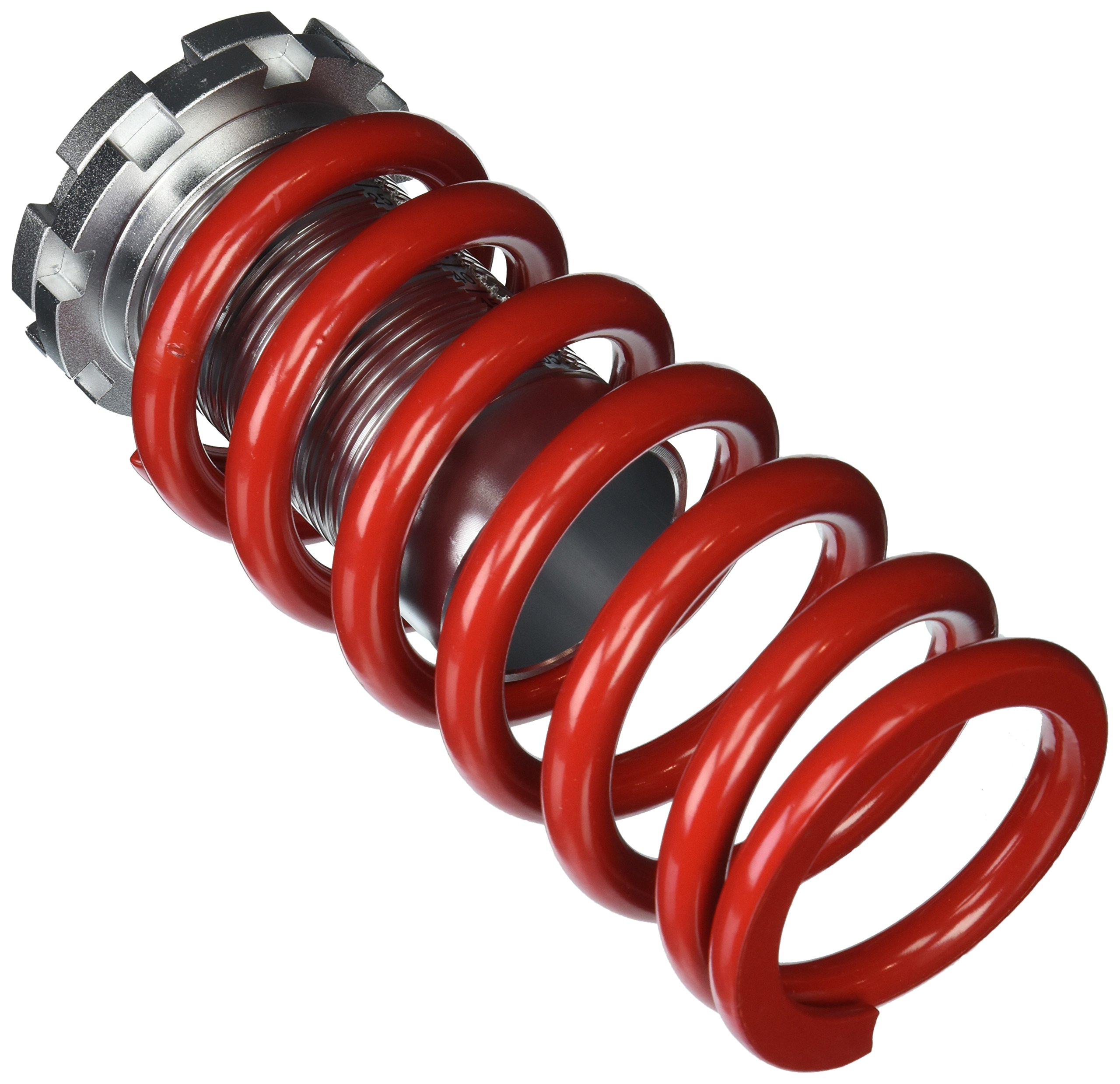 Honda Civic Accord Prelude Adjustable Damper Coilover Kit - Red Aluminum Sleeve Suspension Upgrade for Street & Track Performance
