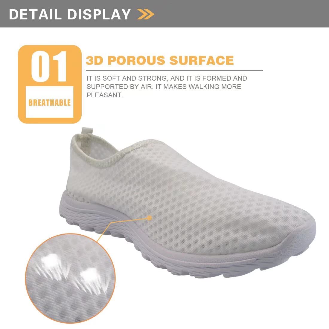 Best Women's Running Shoes - Lightweight Slip-On Sneakers with Breathable Mesh & Non-Slip Sole for Jogging, Gym Workouts & Daily Walking