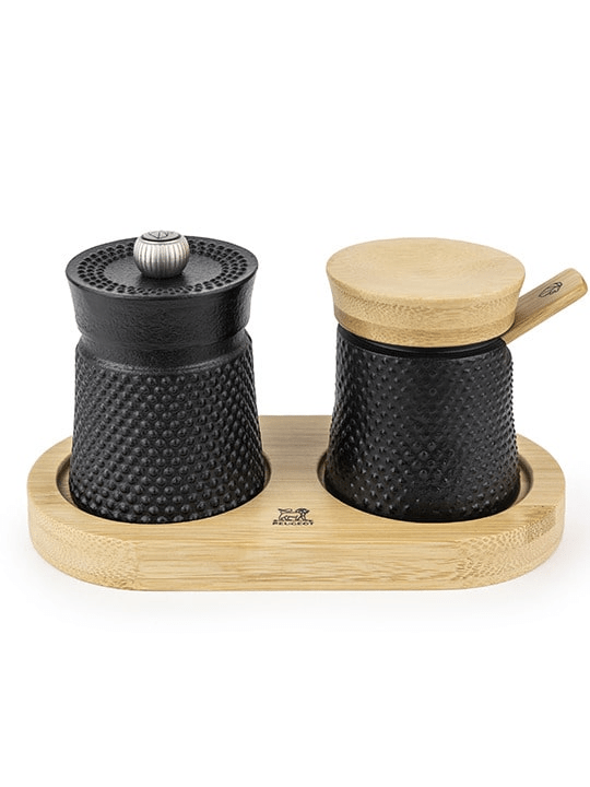 Peugeot Bali Cast Iron Spice Grinder - Premium 3-in-1 Salt, Pepper & Spice Mill Set for Gourmet Cooking & Kitchen Use