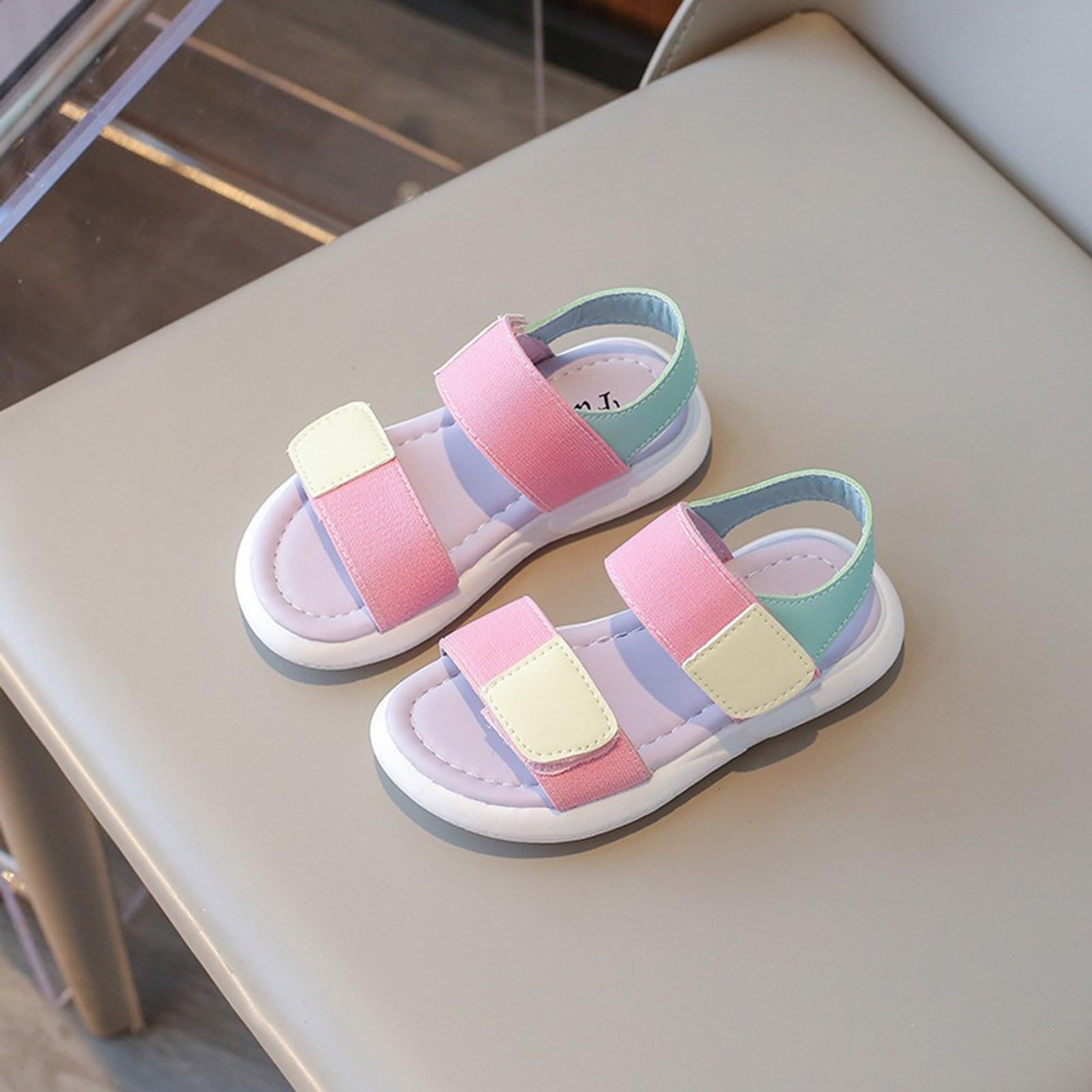 **Women's Summer Fashion Platform Sandals - Breathable Adjustable Buckle Beach Sandals for Casual Wear & Orthopedic Support (Pink, Size 36) - Perfect for Beach Outings, Walking & Travel**