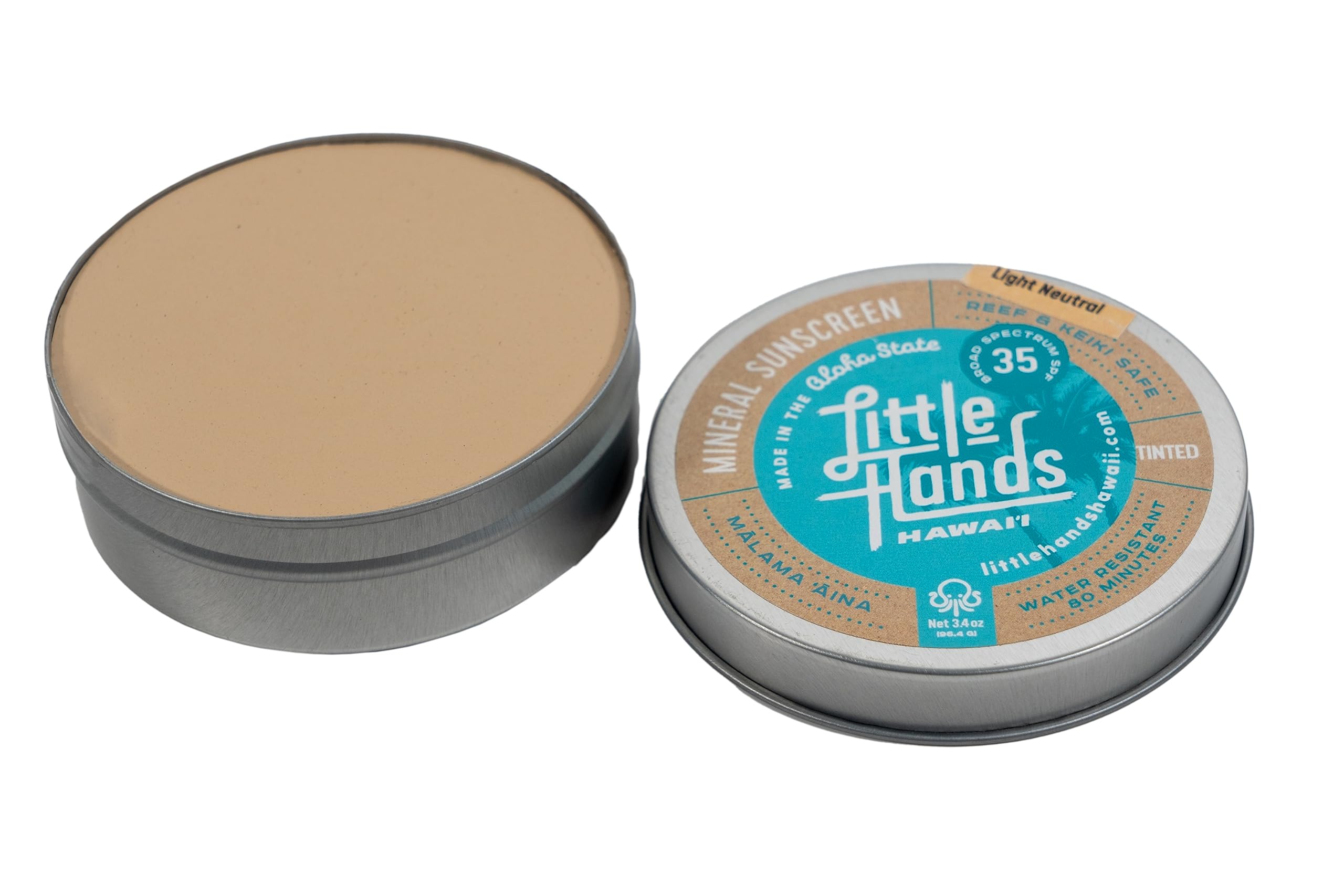 Natural Mineral Sunscreen for Face & Body - Lightweight, Neutral Tone, Reef Safe SPF Protection | Perfect for Beach, Outdoor & Daily Use
