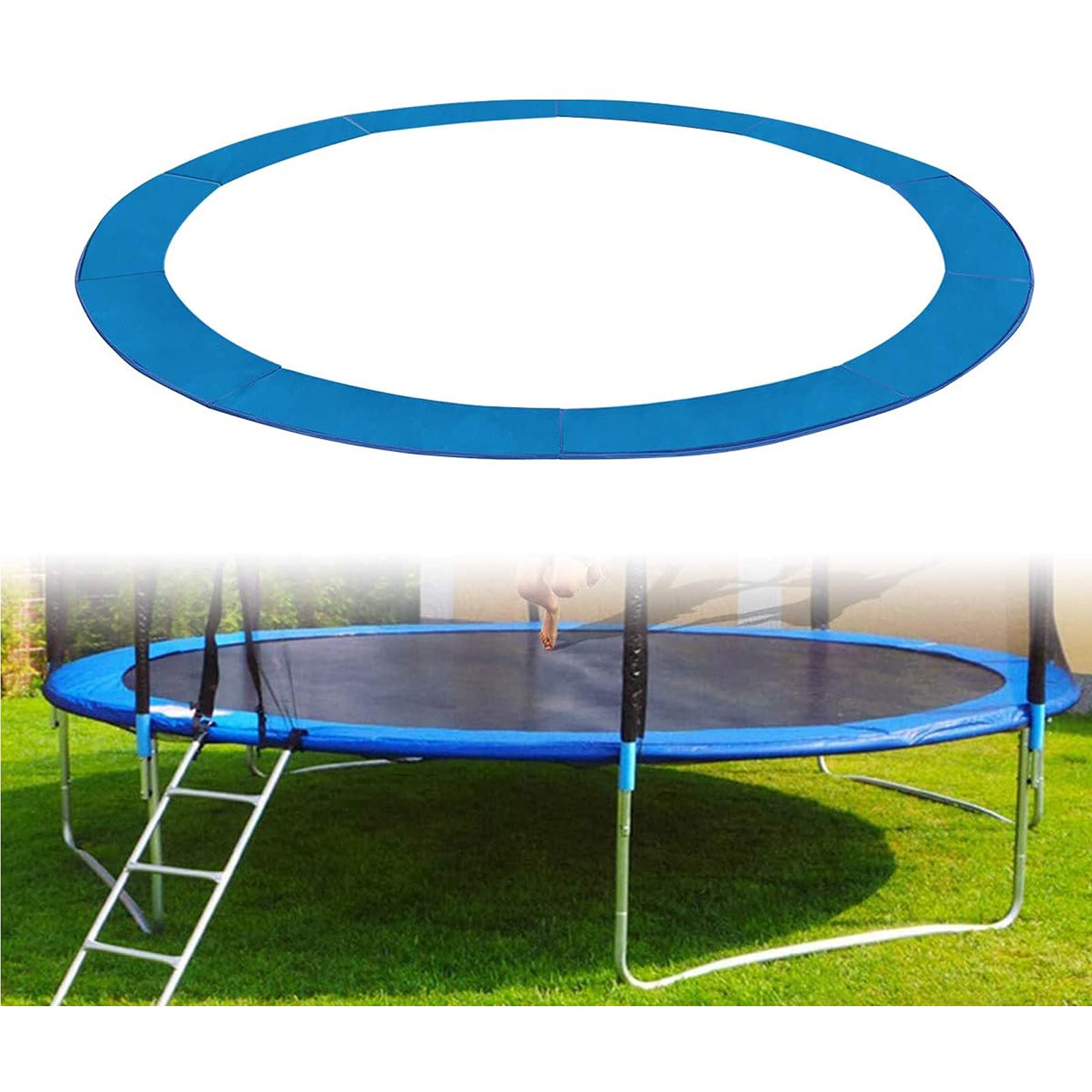 LHQ-puffs Trampoline Safety Pad - 6ft Protective Edge Cover for Backyard Trampolines | Durable Foam Padding for Jumping Safety | Perfect for Outdoor Play & Family Fun