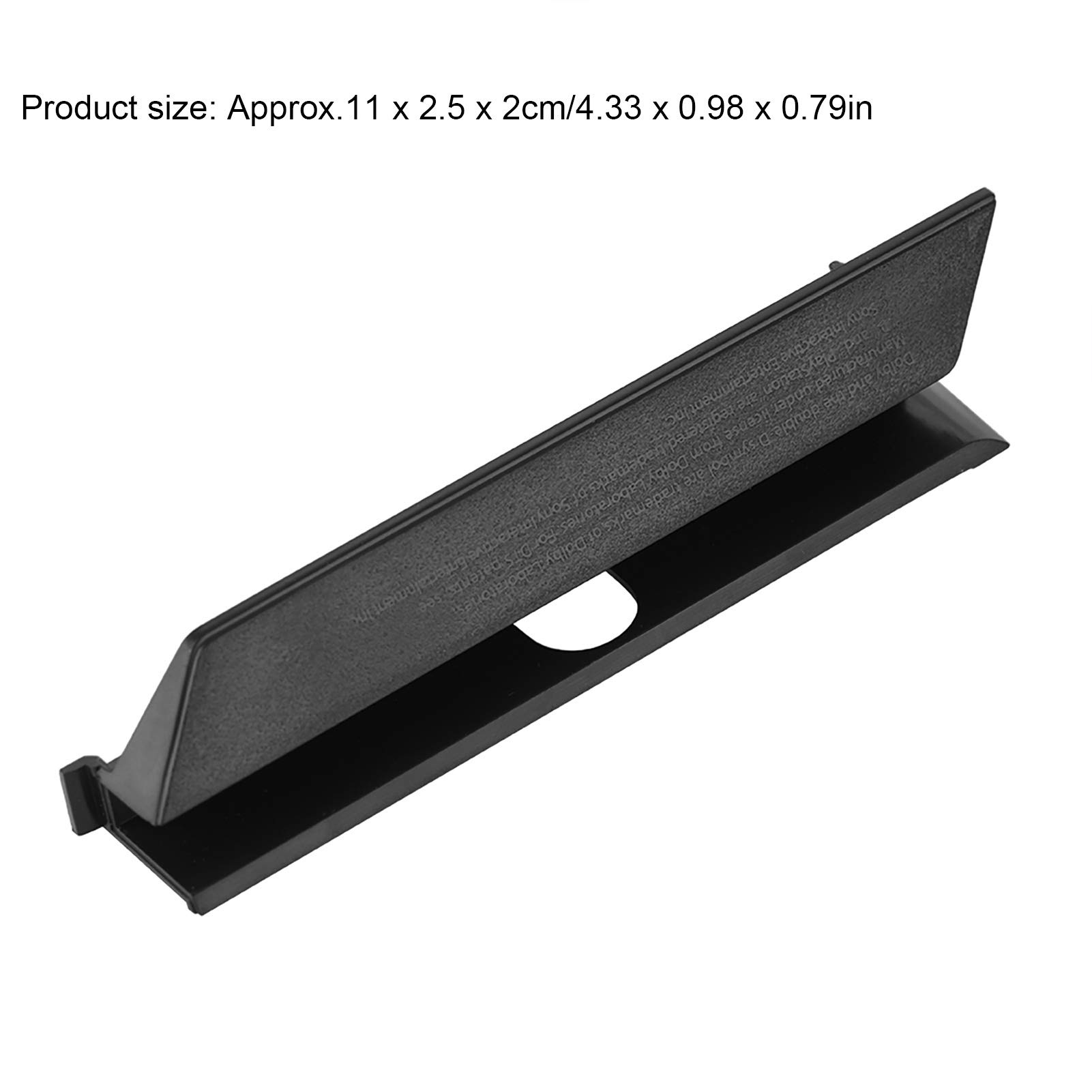 PS4 Pro Hard Drive Cover Replacement - Black Plastic HDD Slot Door Flap for PS4 Pro Console - Perfect for Gaming Setup & Console Protection