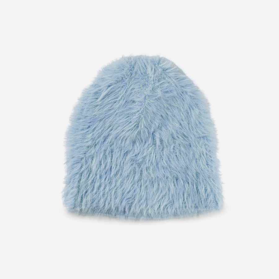 Verloop Knits Periwinkle Faux Fur Beanie - Soft Winter Hat for Women & Men - Perfect for Cold Weather, Outdoor Activities & Fashion Accessories
