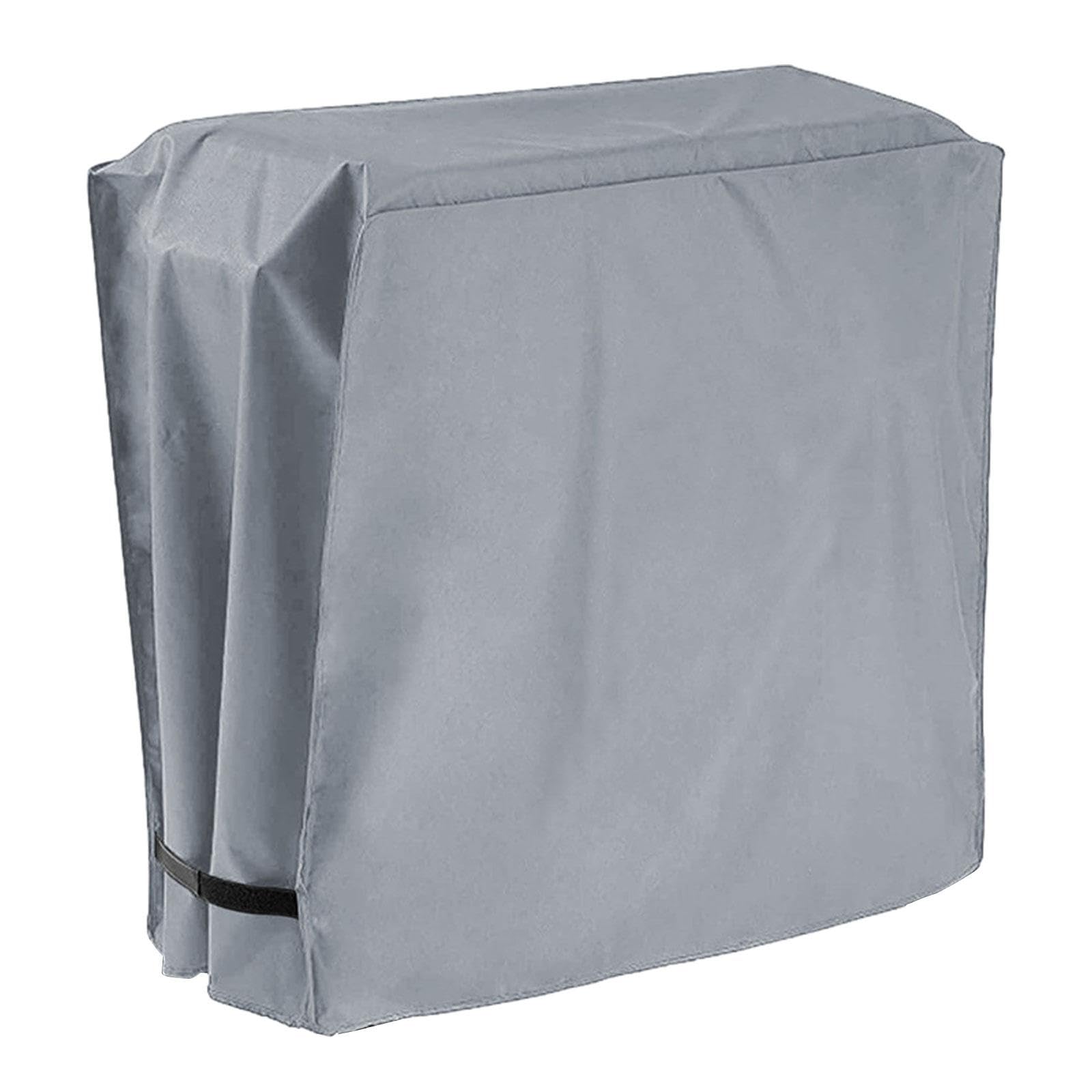 420D Oxford Rolling Cooler Cart Cover - Dustproof, Waterproof Protective Cover for Patio, Commercial Use, Ice Chest (Gray) - Perfect for Outdoor Parties, Camping, and Beach Trips