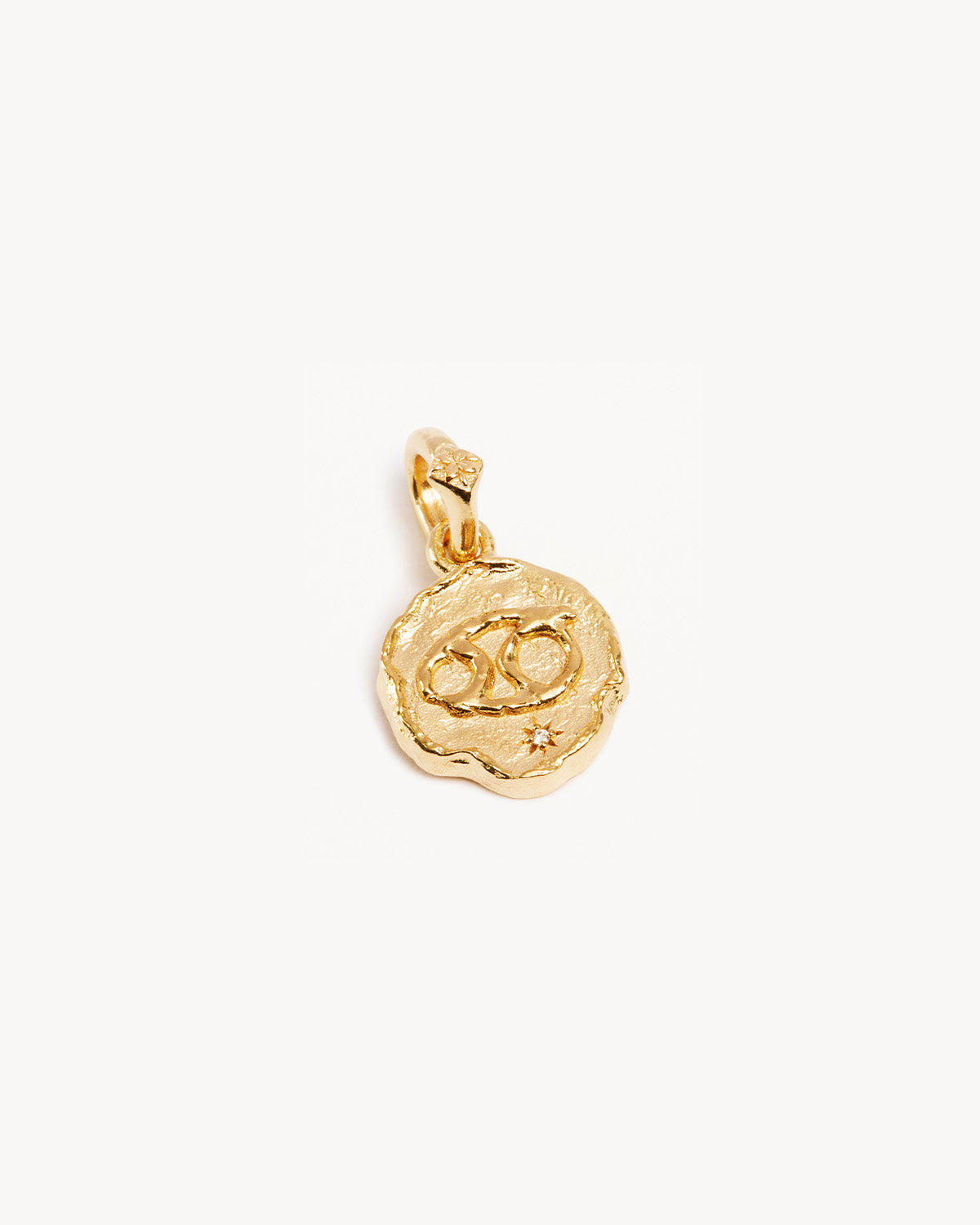 18K Gold Vermeil Cosmic Love Zodiac Pendant Necklace - Cancer Sign Horoscope Jewelry Gift for Women, Perfect for Birthday, Anniversary & Everyday Wear