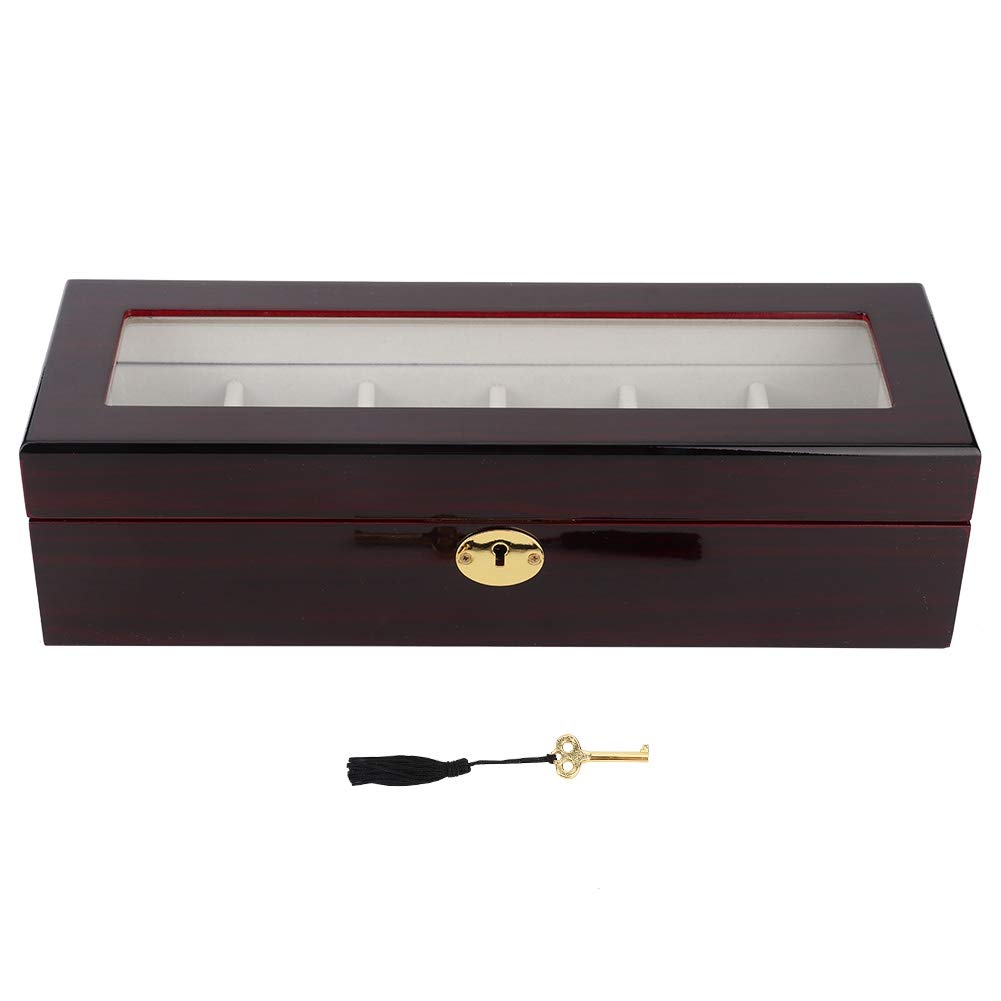 6-Slot Jewelry Organizer Box - Portable Travel Jewelry Case for Earrings, Necklaces & Rings - Compact Storage Solution for Home, Travel & Gifting