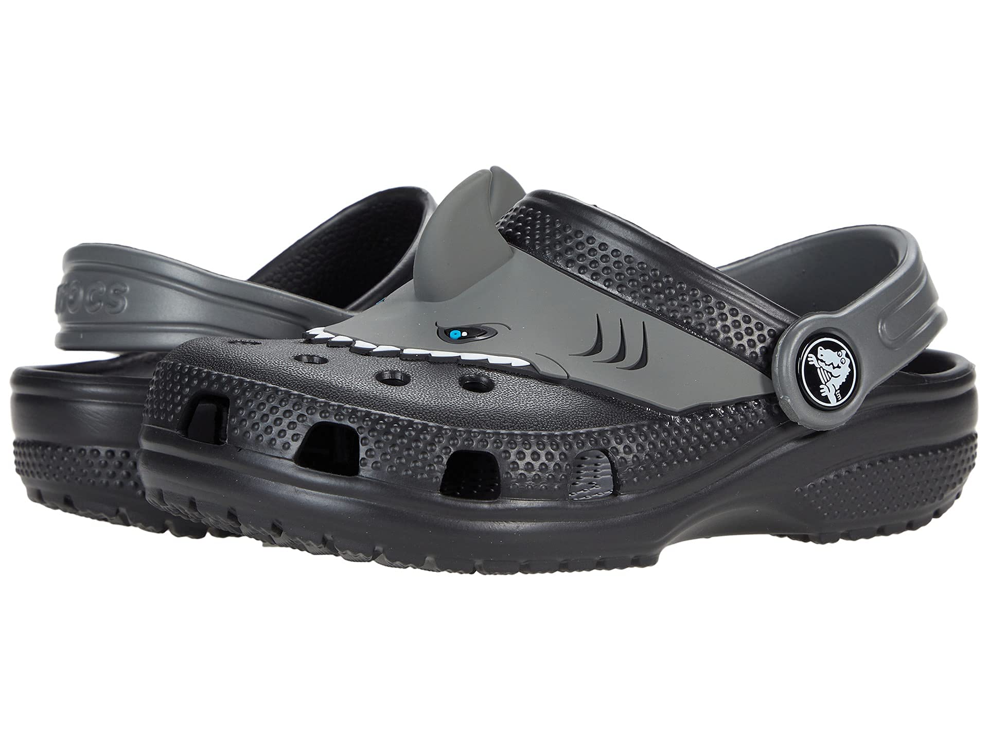 Crocs Unisex Kids Shark Clogs - Comfortable Water Shoes for Boys & Girls - Perfect for Beach, Pool, and Outdoor Play