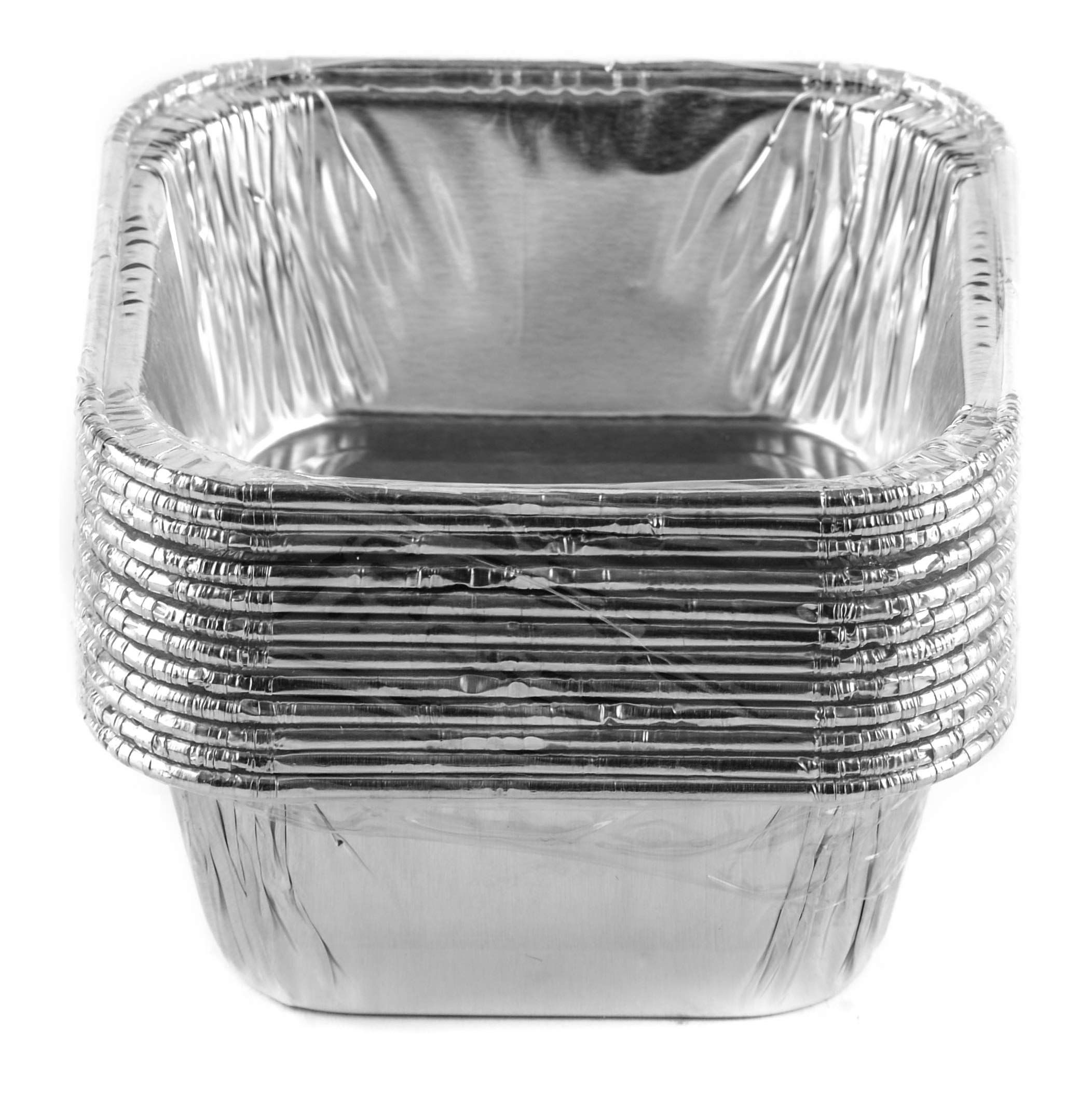 [1152 PACK] 3 Inch Aluminum Square Muffin Pan - Disposable & Reusable Cupcake Baking Pans - Heavy Duty, Durable, Recyclable for Muffins, Cupcakes, Small Pies - Perfect for Home Baking, Parties, Catering & Commercial Use (3x3 Inch)