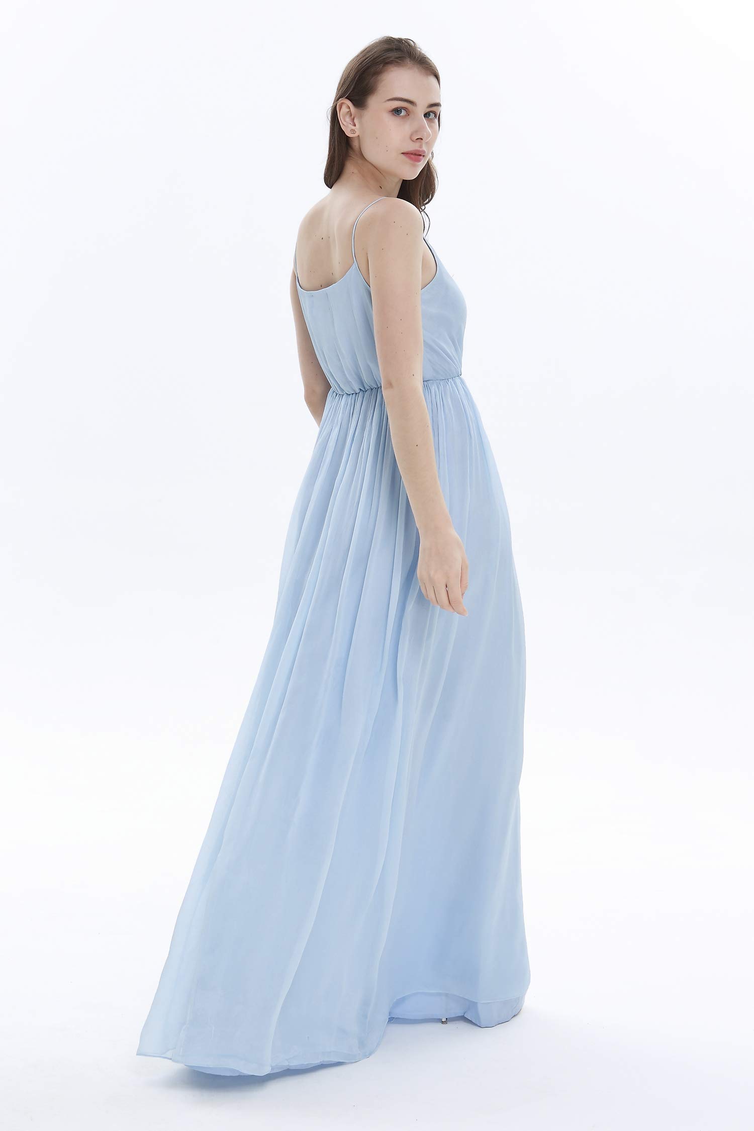 Periwinkle Blue Bridesmaid Dress for Beach Weddings - Hawaii Hangover Women's Flowy Maxi Dress - Perfect for Tropical Destination Weddings, Bachelorette Parties & Summer Events
