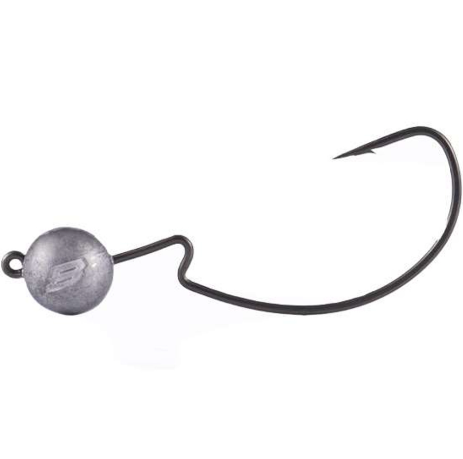 BKK Silent Chaser EWG Round Head Jigheads - Premium Fishing Hooks for Bass, Walleye & Saltwater Fishing | Weedless Design for Freshwater & Saltwater Angling