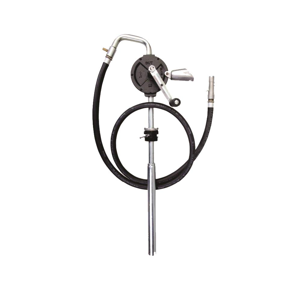 Wolflube Industrial Rotary Pump with Anti-Static Hose - High-Performance Lubrication for Heavy Machinery, Automotive, and Manufacturing Equipment