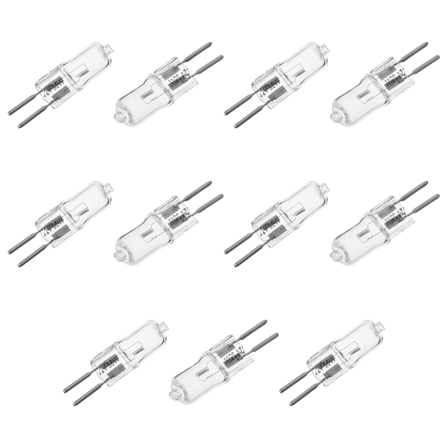 Othmro G5.3 35Watt 12V Halogen Light Bulbs - 10 Pack - Soft White Replacement Bulbs for Under Cabinet Puck Lights, Chandeliers, Track Lighting & Lamps - Perfect for Kitchen, Living Room & Office Lighting