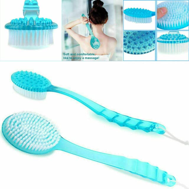 Premium Dry Body Brush with Long Handle - Exfoliate & Remove Dead Skin for Men & Women - Ideal for Cellulite Reduction, Lymphatic Drainage & Spa-Like Skin Care at Home