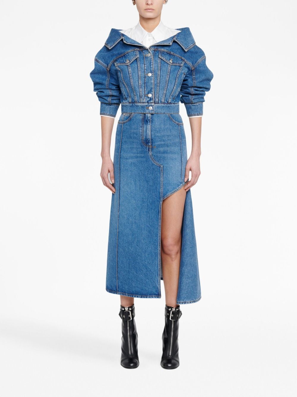 Alexander McQueen Blue Skirts for Women | High-Quality Designer Skirts | Perfect for Parties, Weddings & Evening Events