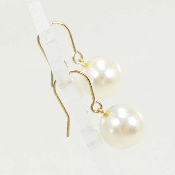 18K Yellow Gold Pearl Earrings for Women – Elegant & Timeless Pearl Jewelry – Perfect for Weddings, Parties & Special Occasions