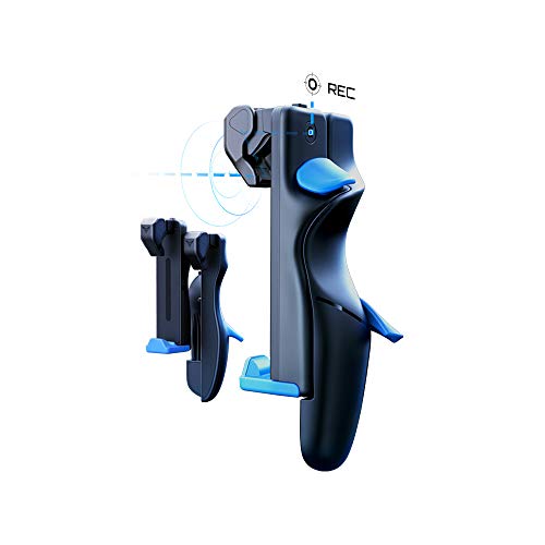FLYDIGI Shadow Stinger CapAir 游戏触发器手柄 - 适用于iPhone和Android的通用游戏控制器（左键套装）- 提升手游操作体验，适合FPS、MOBA及动作游戏