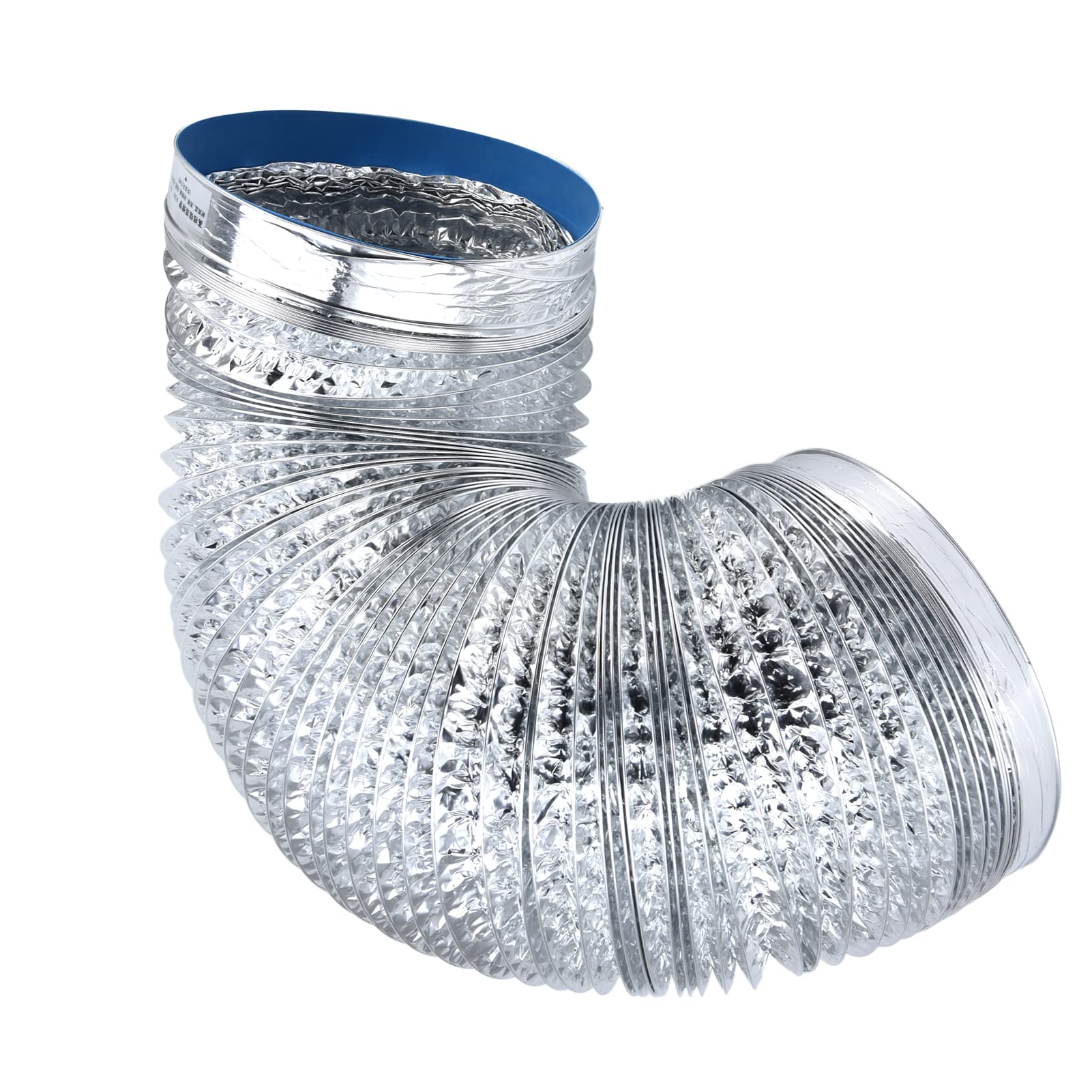 High-Temp Flexible Aluminum Foil Dryer Vent Hose - 8