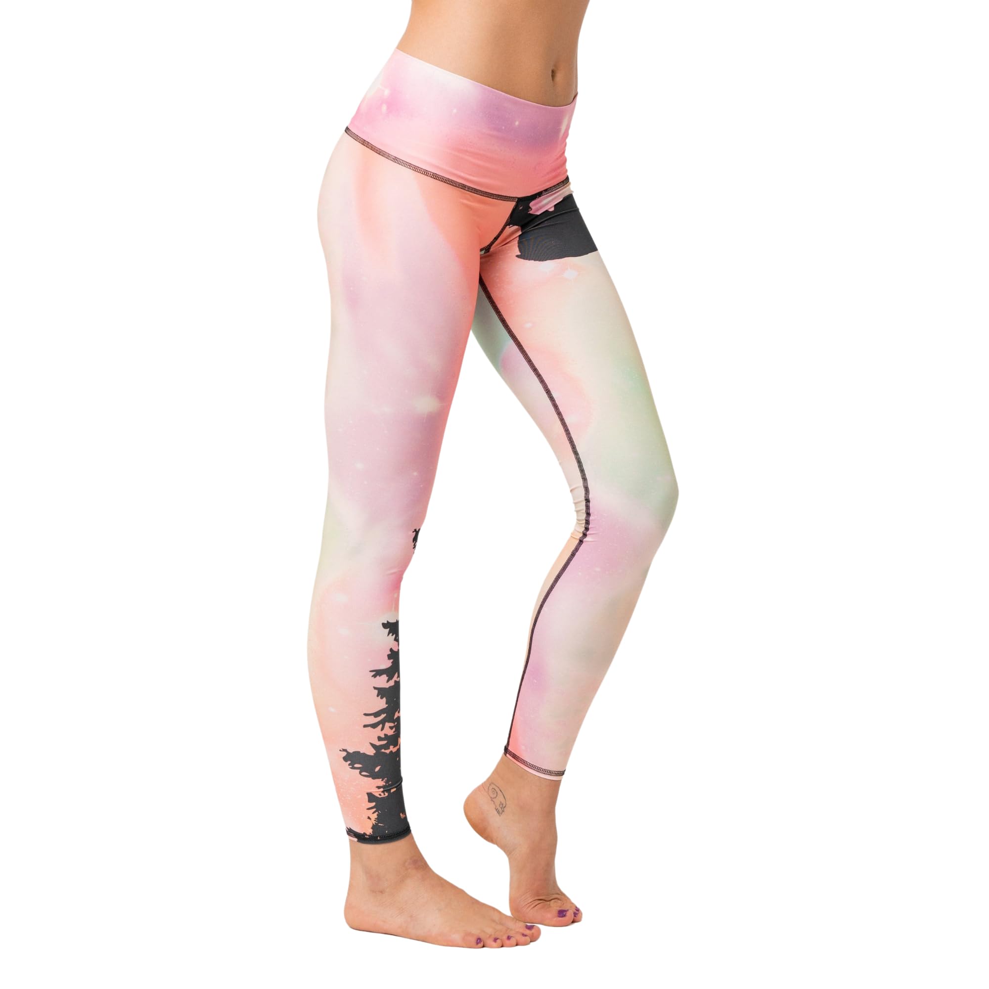 Teeki Hot Pants Leggings for Women - USA Made Sustainable Eco-Friendly Luxury Yoga Pants, Quick Dry & Breathable Workout Leggings - Perfect for Yoga, Pilates, Gym & Running