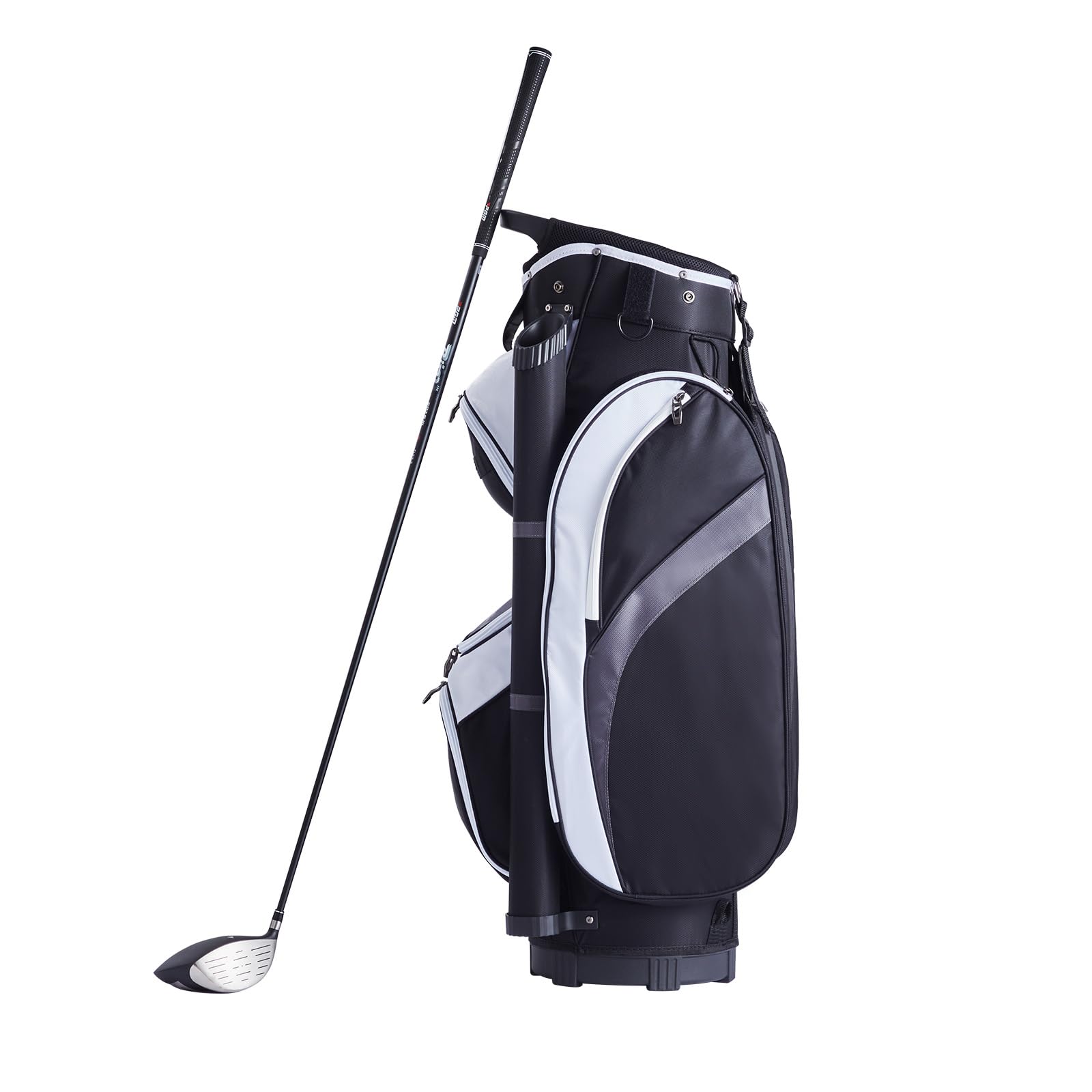 VEVOR Premium 14-Way Golf Cart Bag with Stand - Durable Golf Bag with Handles, Dust Cover & Detachable Dual Strap for Men & Women - Perfect for Golf Courses, Driving Ranges & Tournaments