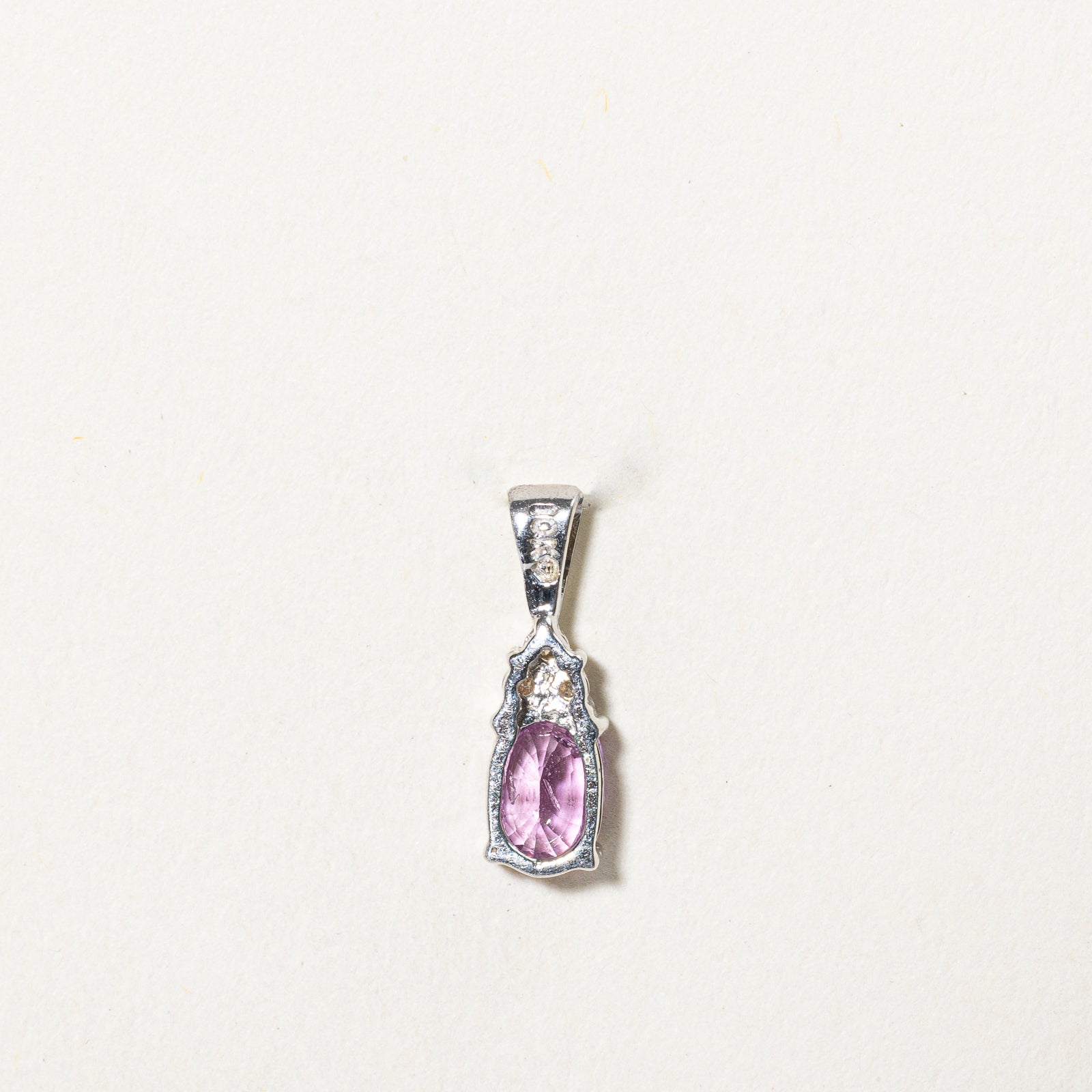 0.50ct Oval Cut Purple Sapphire Pendant Necklace for Women - Elegant Jewelry Gift for Birthday, Anniversary & Special Occasions