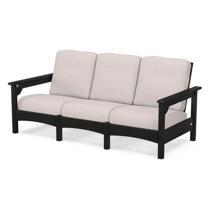 POLYWOOD Club Sofa - Durable Outdoor Furniture for Patio, Poolside & Backyard Relaxation