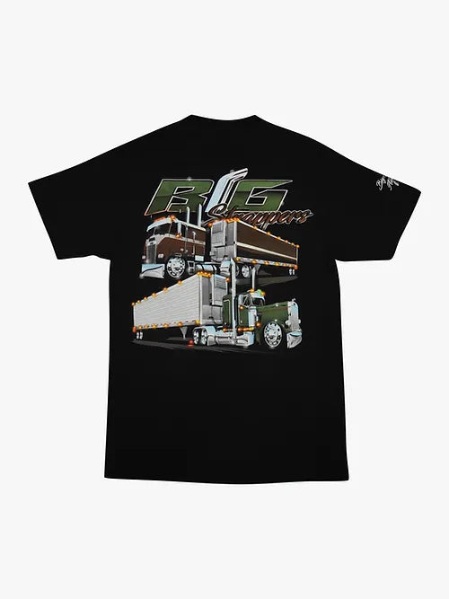 Big Strappers High on Miles Tee - Comfortable Graphic T-Shirt for Travel Enthusiasts | Perfect for Road Trips, Air Travel & Adventure Outfits