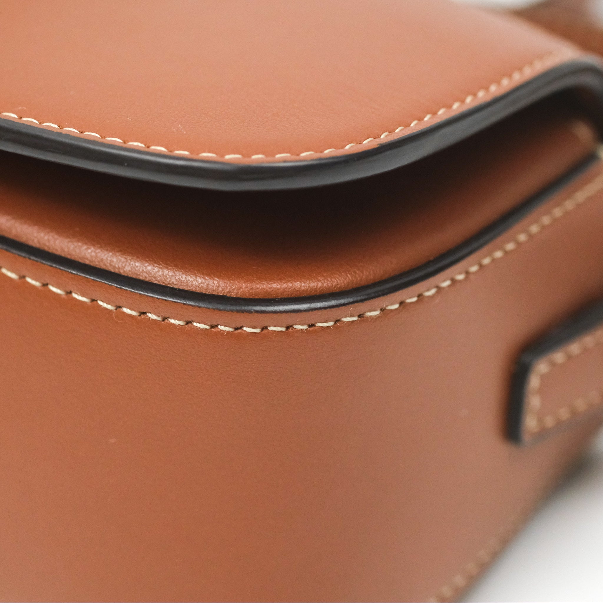 Celine Clutch on Strap Tabou Tan Calfskin Leather Crossbody Bag - Elegant Women's Handbag for Evening Parties & Date Nights