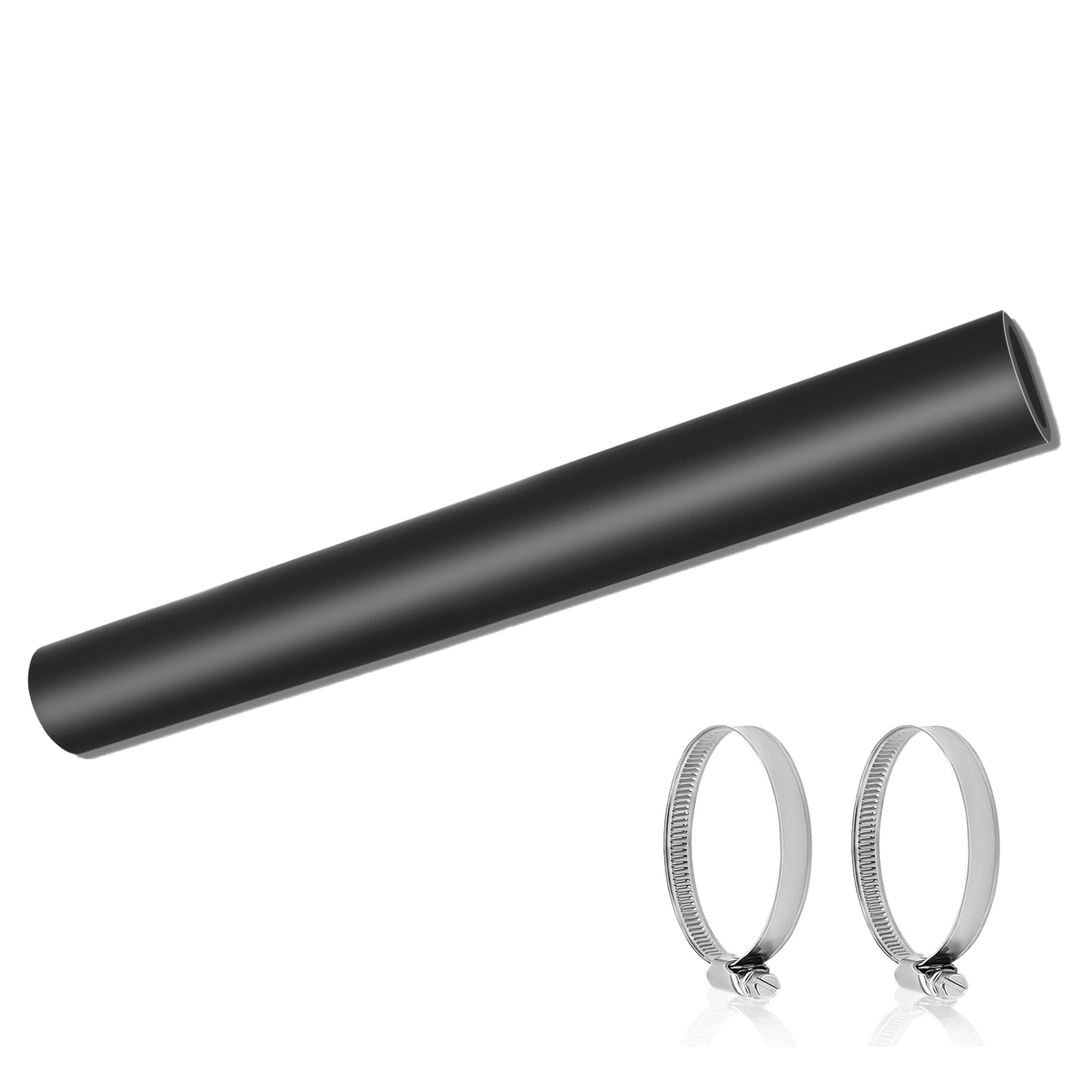 Reinforced Gas Tank Filler Hose with 2 Clamps - 1 1/2