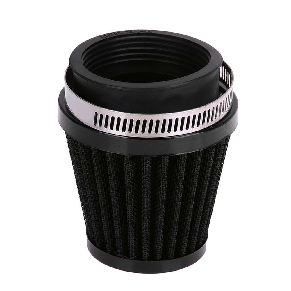 Universal 34mm 35mm 36mm Motorcycle Air Filter - Mushroom Head Air Intake Filter Cleaner for Motorcycles & ATVs (Black) - High Performance Replacement Air Filter for Dirt Bikes, Scooters & Off-Road Vehicles