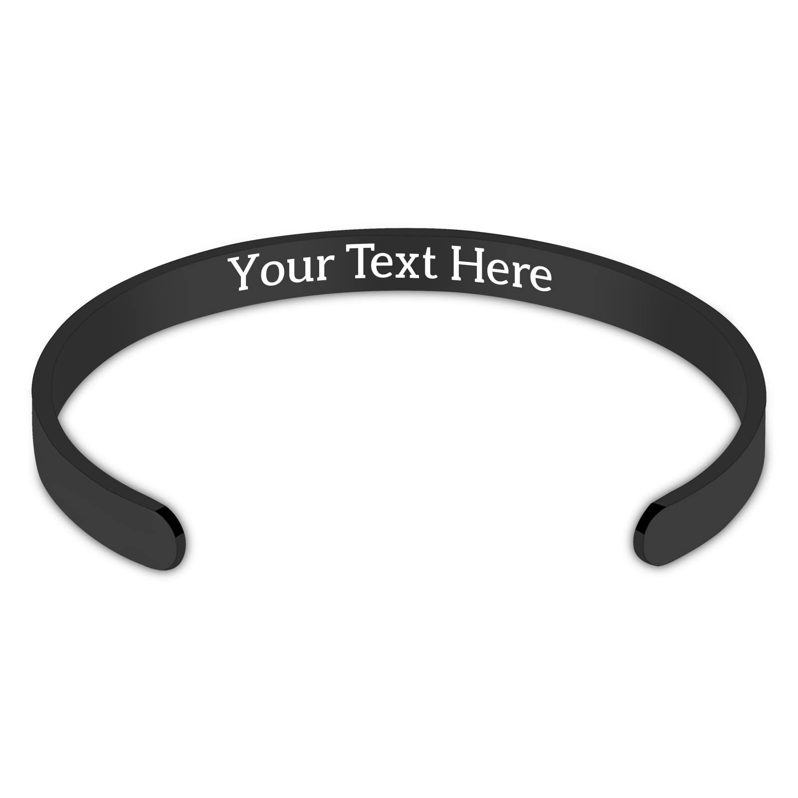 Personalized Name Bracelets for Women & Girls - Custom Engraved Inspirational Mantra Jewelry - Motivational Birthday Gift, Friendship Bangle for Everyday Wear & Special Occasions