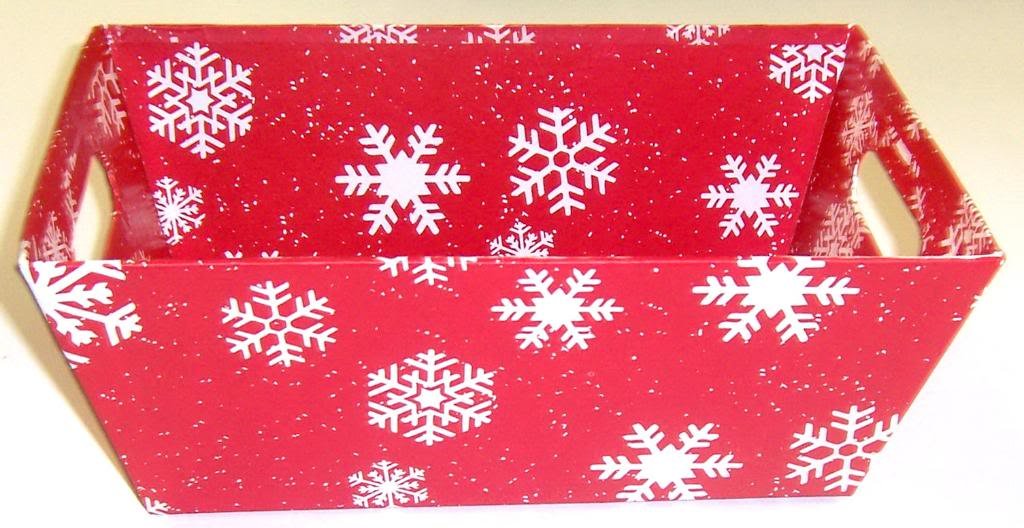 Scott's Cakes Empty Red Snowflake Tray - Premium Holiday Baking Tray for Christmas Cookies, Cupcakes & Party Desserts - Perfect for Festive Baking & Gift Giving