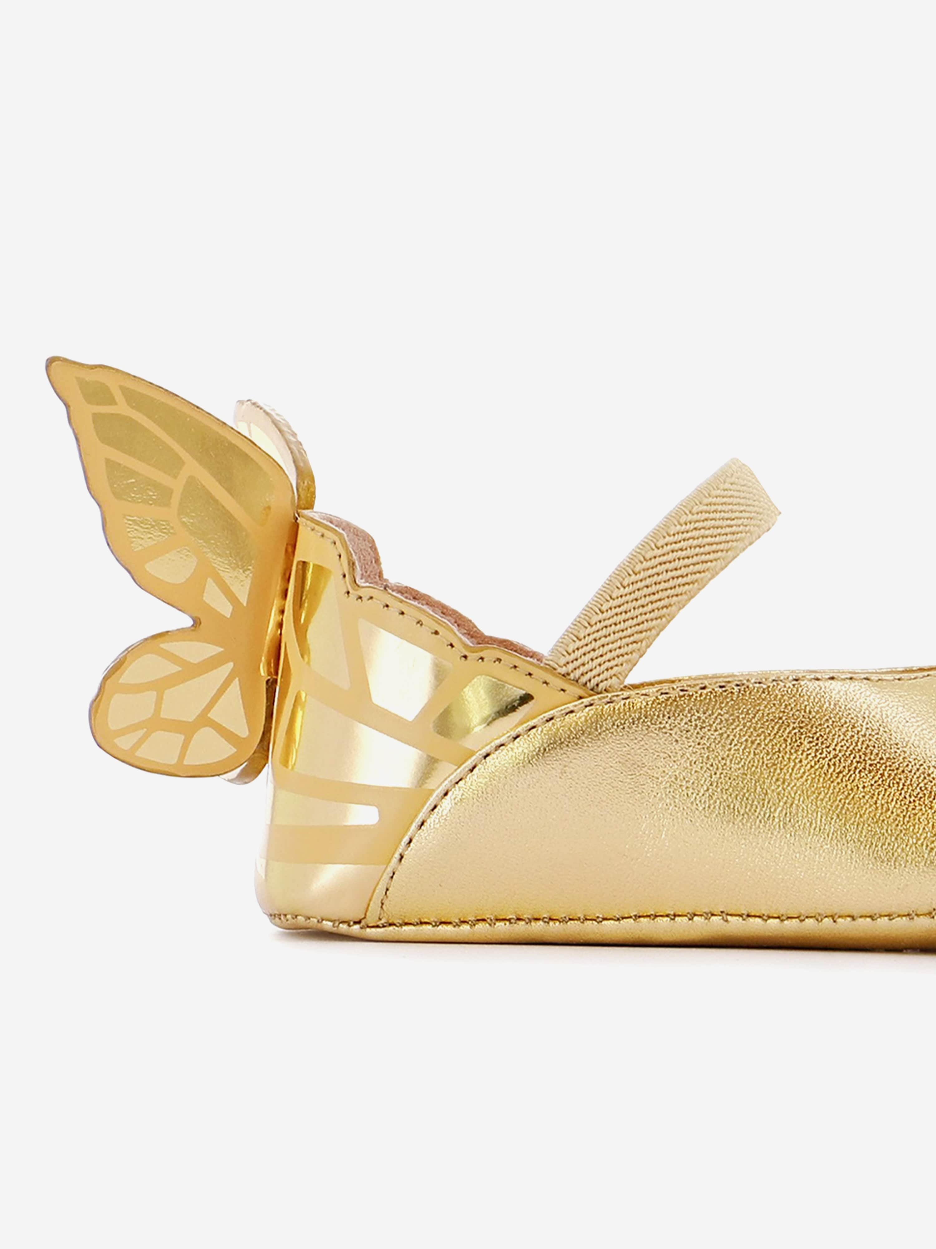 Gold Baby Girls Chiara Pre-Walker Shoes - Soft Sole First Walking Shoes for Infants, Perfect for Special Occasions & First Steps