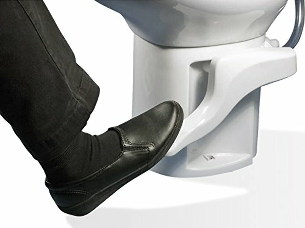 Thetford 42058 Aqua-Magic Style II RV Toilet - High Profile White Water-Efficient Flushing Toilet for Campers & RVs | Perfect for Road Trips & Outdoor Adventures